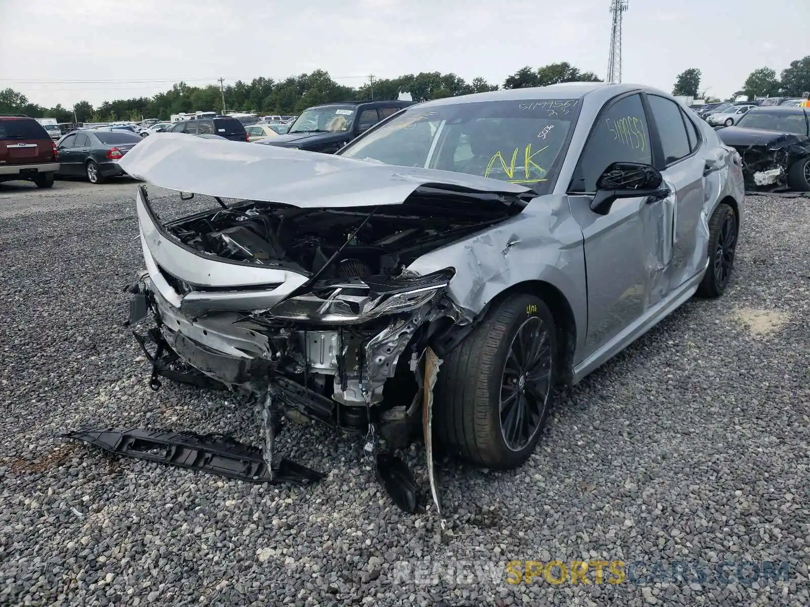 2 Photograph of a damaged car 4T1G11AK0LU339836 TOYOTA CAMRY 2020