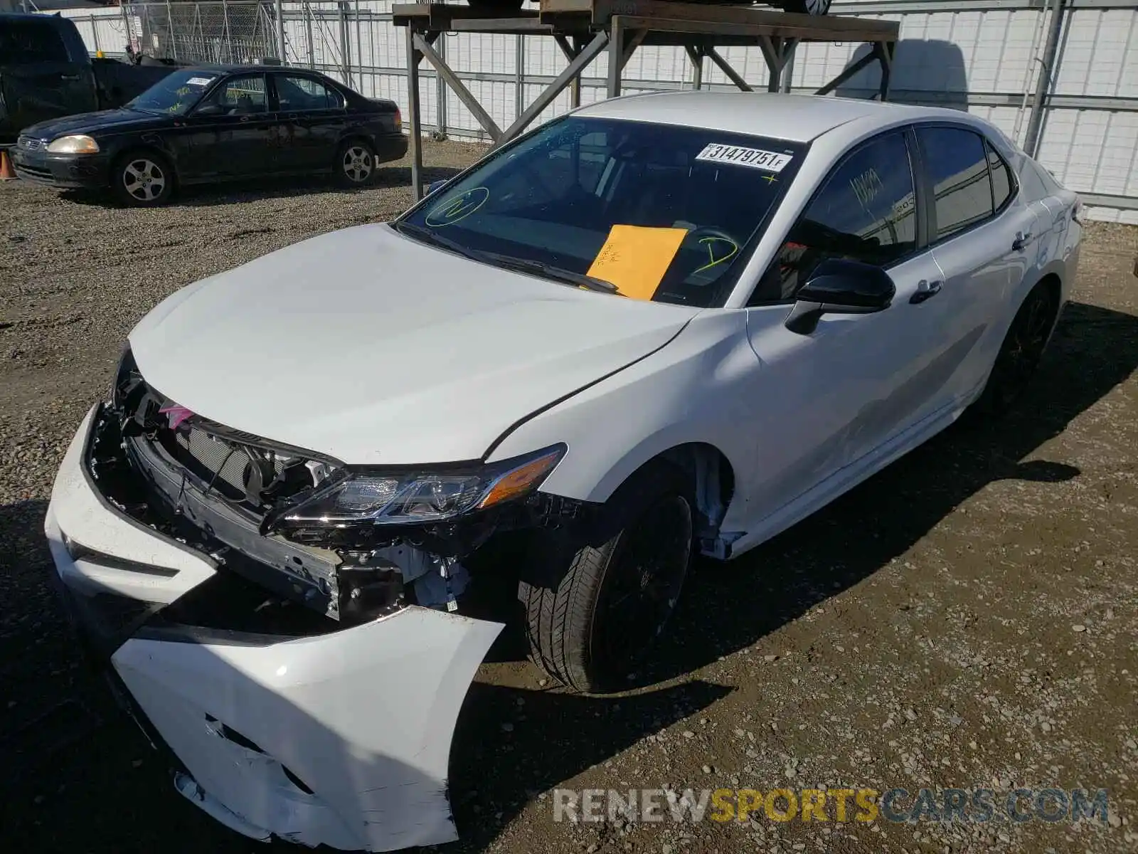 2 Photograph of a damaged car 4T1G11AK0LU341621 TOYOTA CAMRY 2020