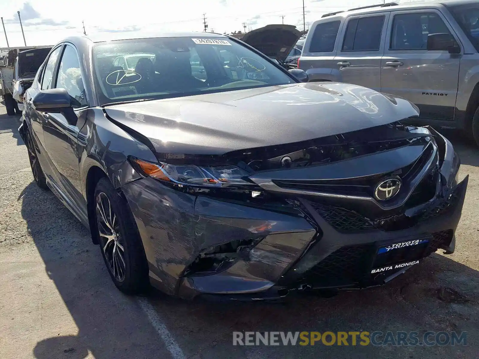 1 Photograph of a damaged car 4T1G11AK0LU342221 TOYOTA CAMRY 2020