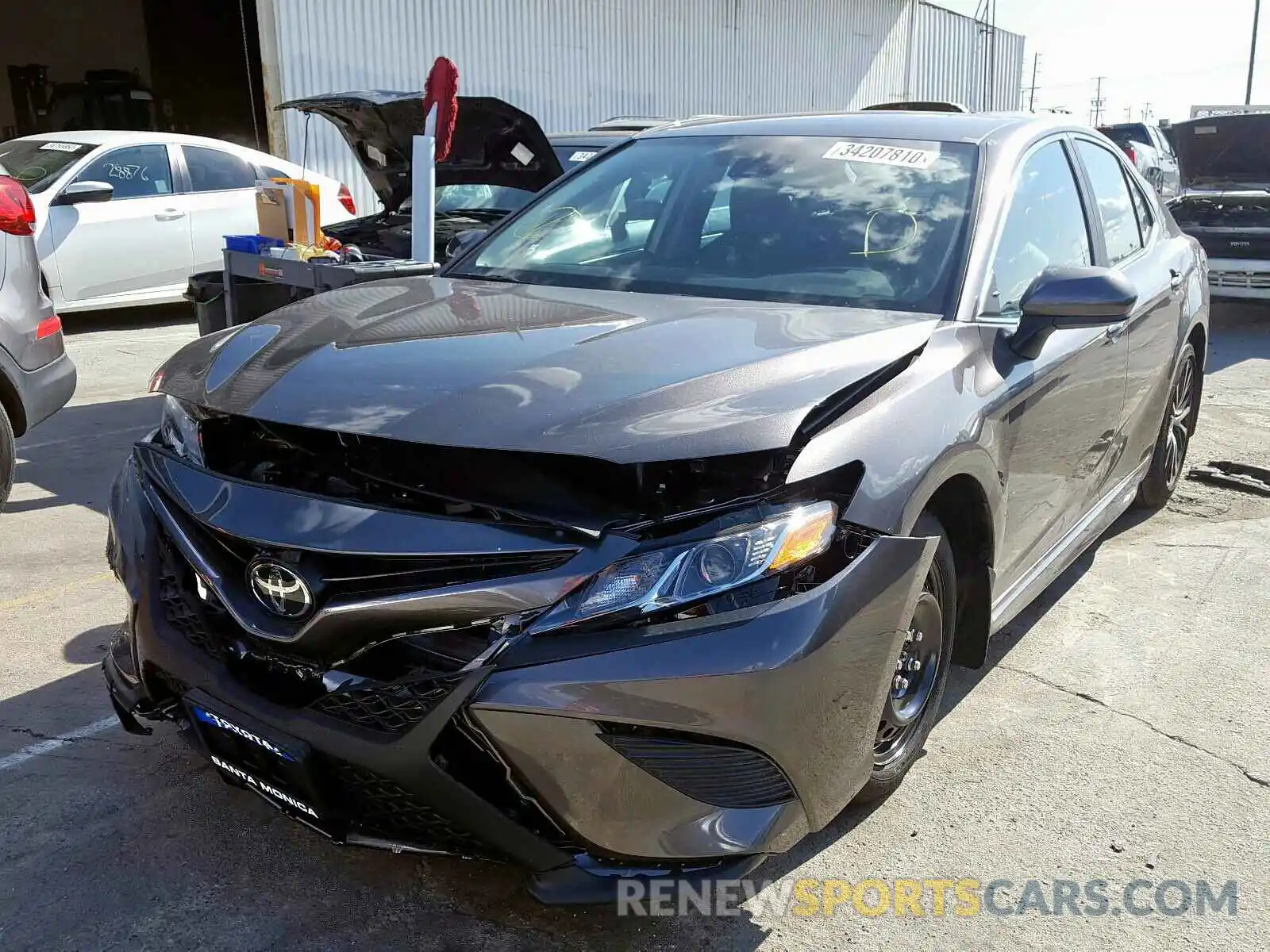 2 Photograph of a damaged car 4T1G11AK0LU342221 TOYOTA CAMRY 2020