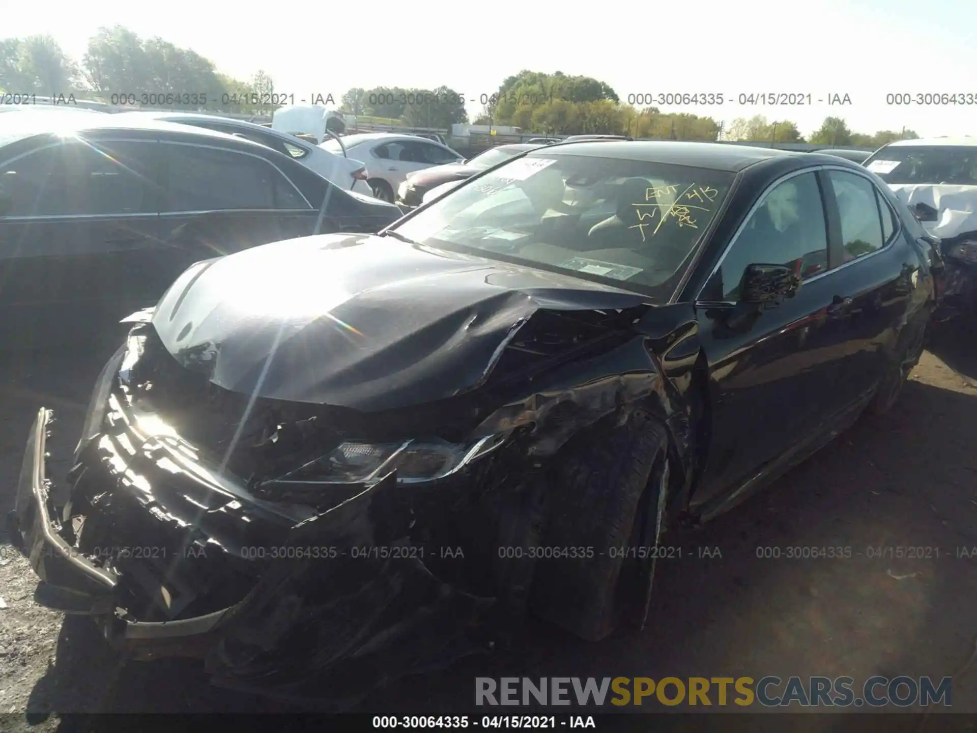 2 Photograph of a damaged car 4T1G11AK0LU342462 TOYOTA CAMRY 2020