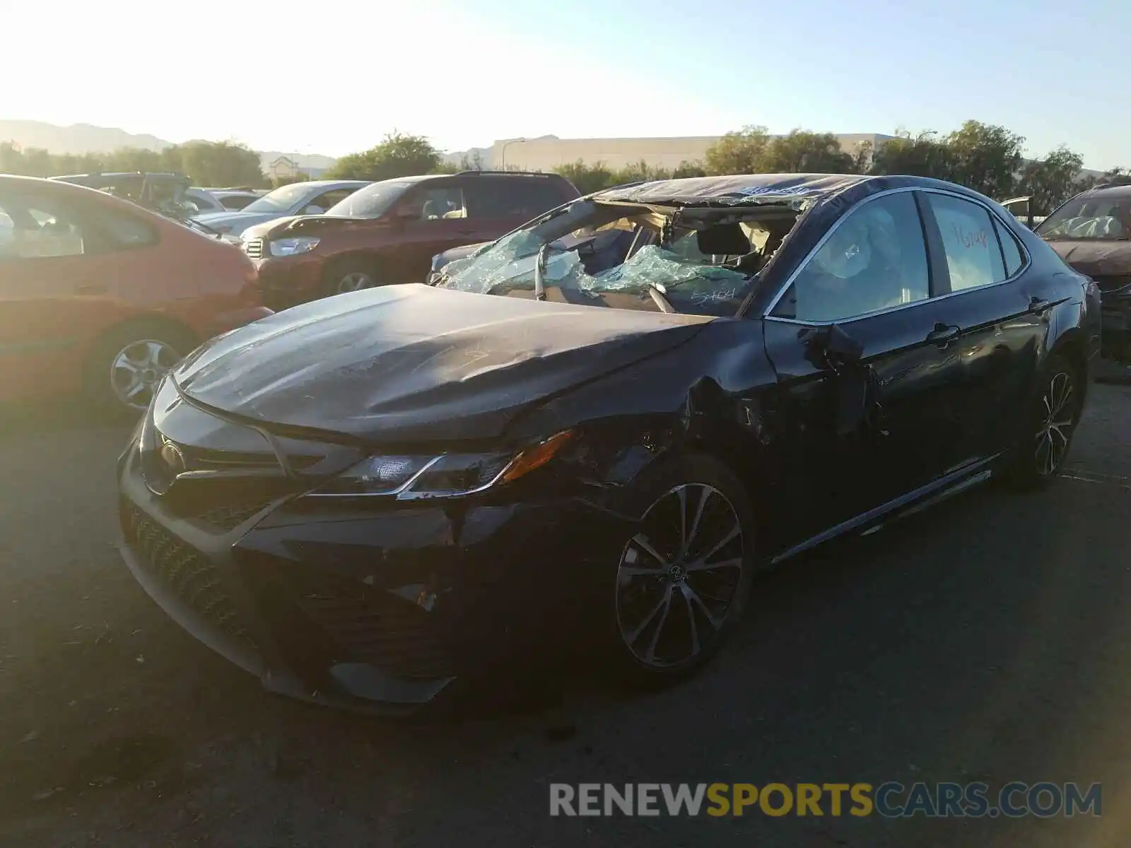 2 Photograph of a damaged car 4T1G11AK0LU345572 TOYOTA CAMRY 2020