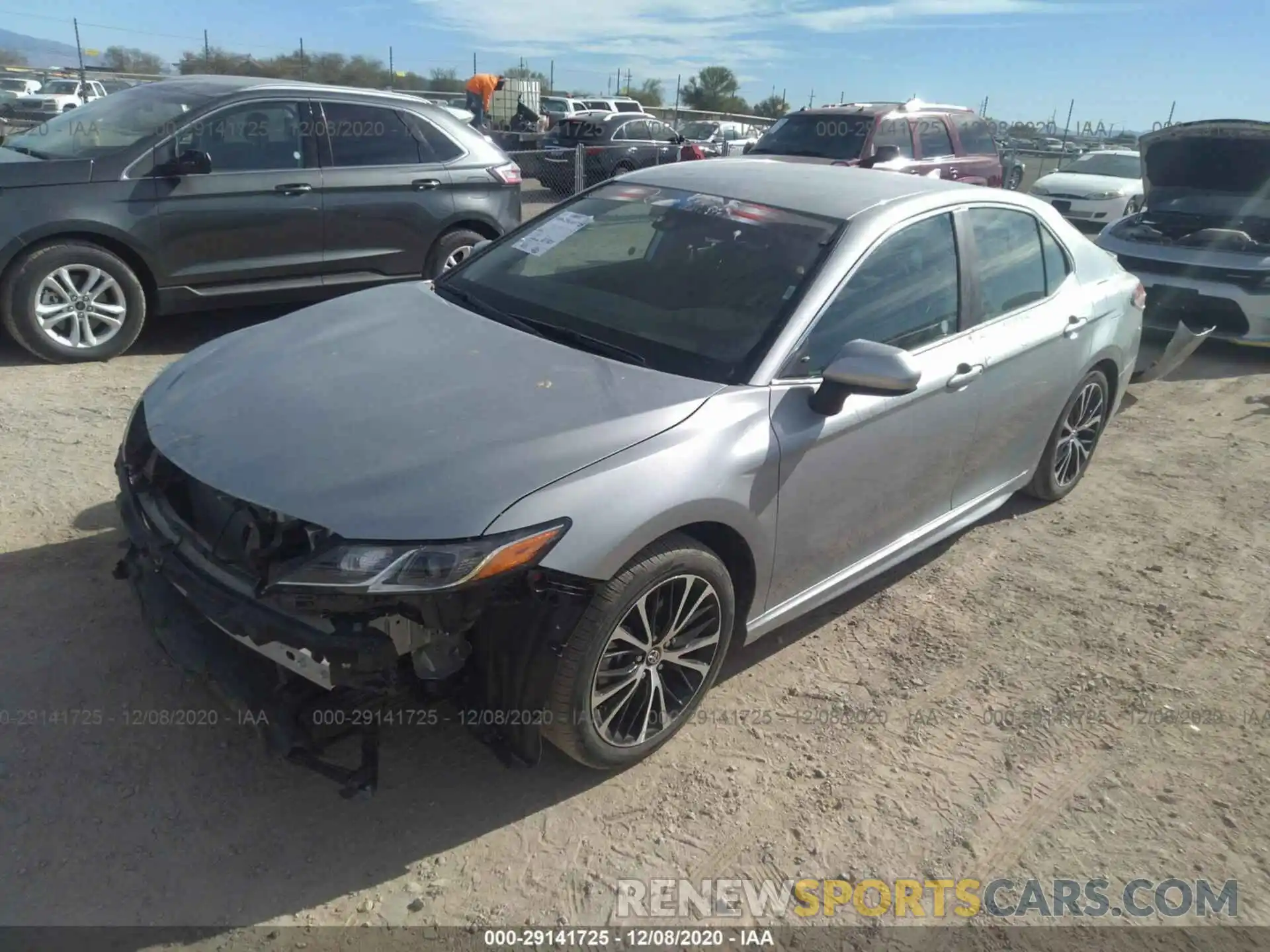 2 Photograph of a damaged car 4T1G11AK0LU345605 TOYOTA CAMRY 2020