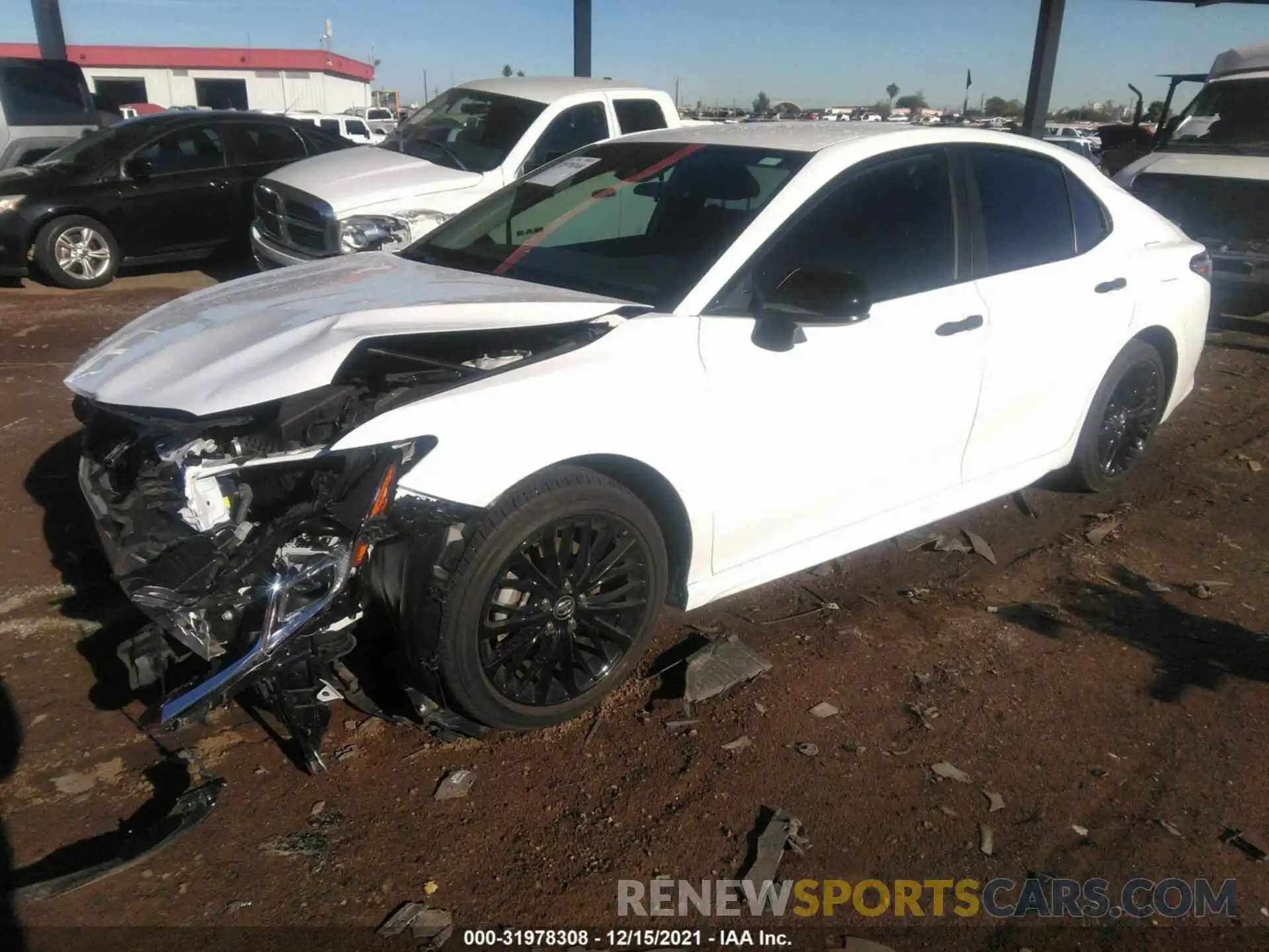 2 Photograph of a damaged car 4T1G11AK0LU350013 TOYOTA CAMRY 2020