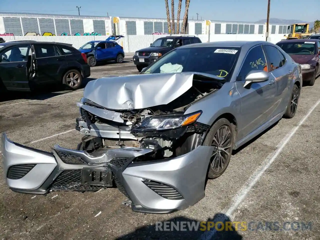 2 Photograph of a damaged car 4T1G11AK0LU354837 TOYOTA CAMRY 2020