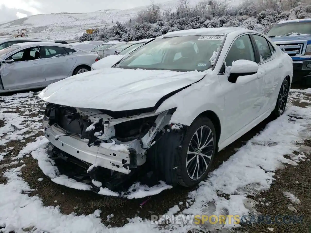 2 Photograph of a damaged car 4T1G11AK0LU358063 TOYOTA CAMRY 2020