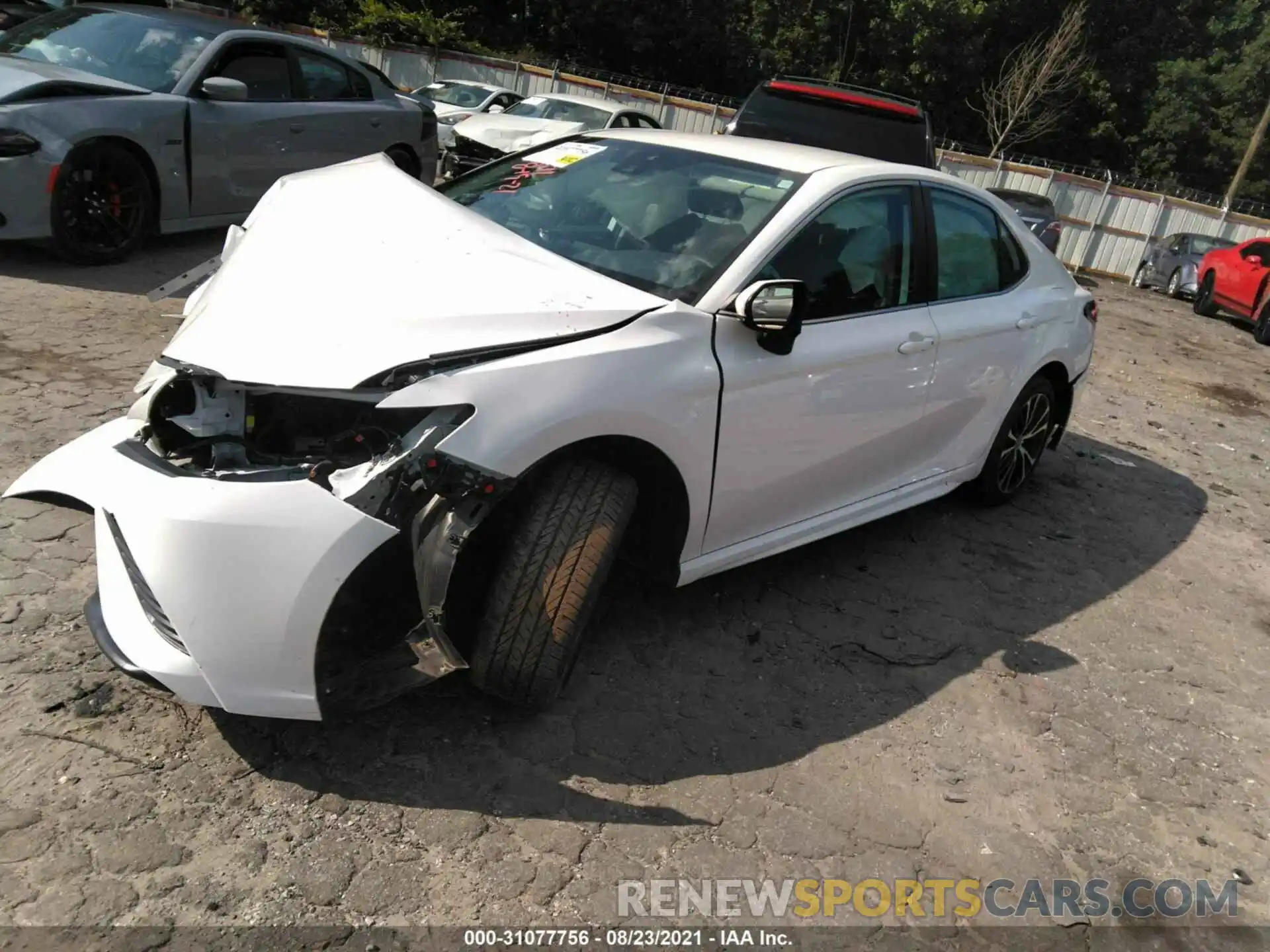 2 Photograph of a damaged car 4T1G11AK0LU360511 TOYOTA CAMRY 2020