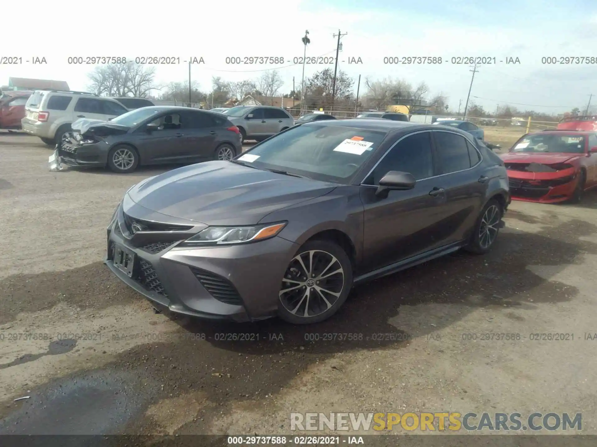 2 Photograph of a damaged car 4T1G11AK0LU367135 TOYOTA CAMRY 2020