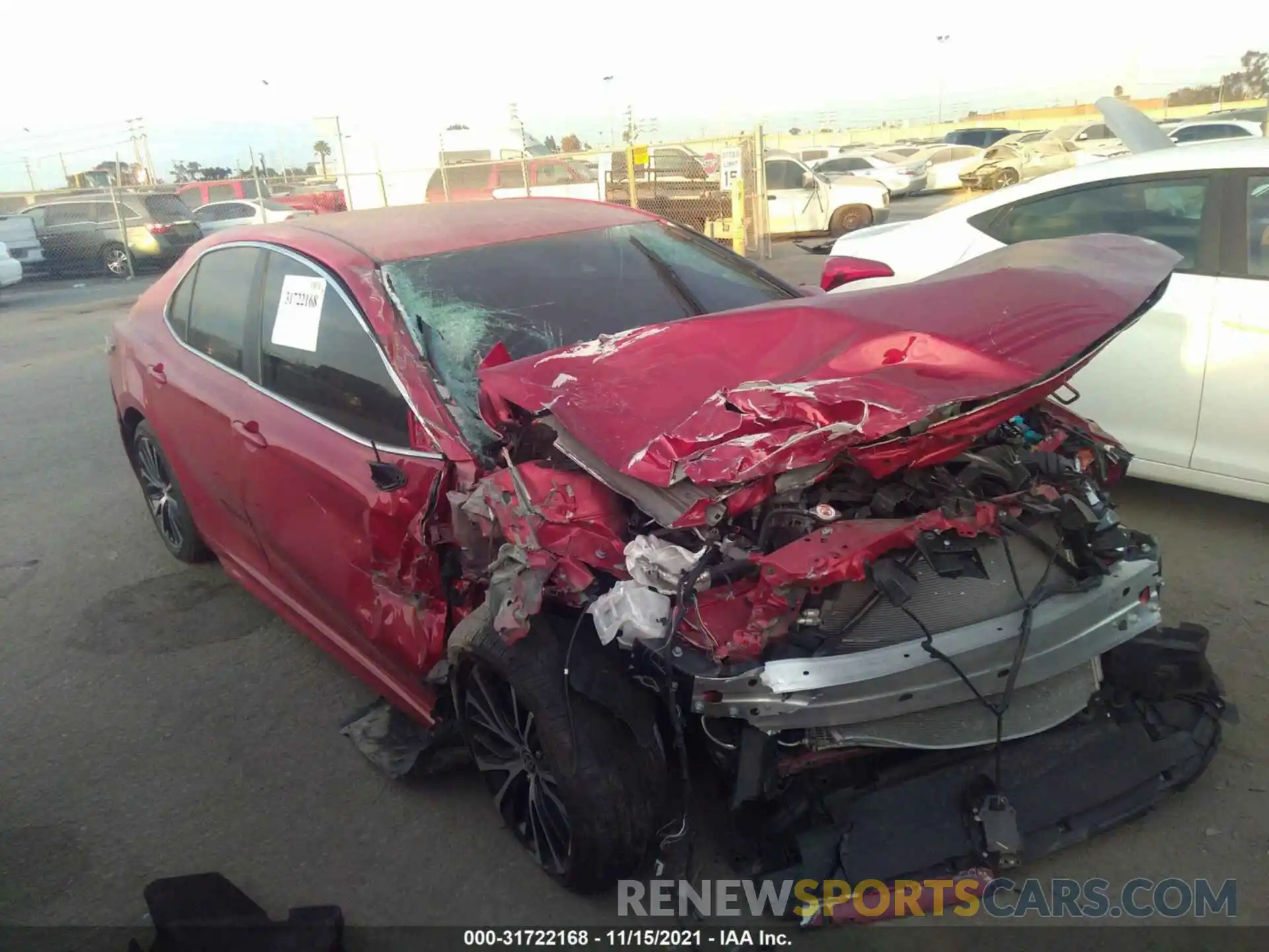 1 Photograph of a damaged car 4T1G11AK0LU368656 TOYOTA CAMRY 2020