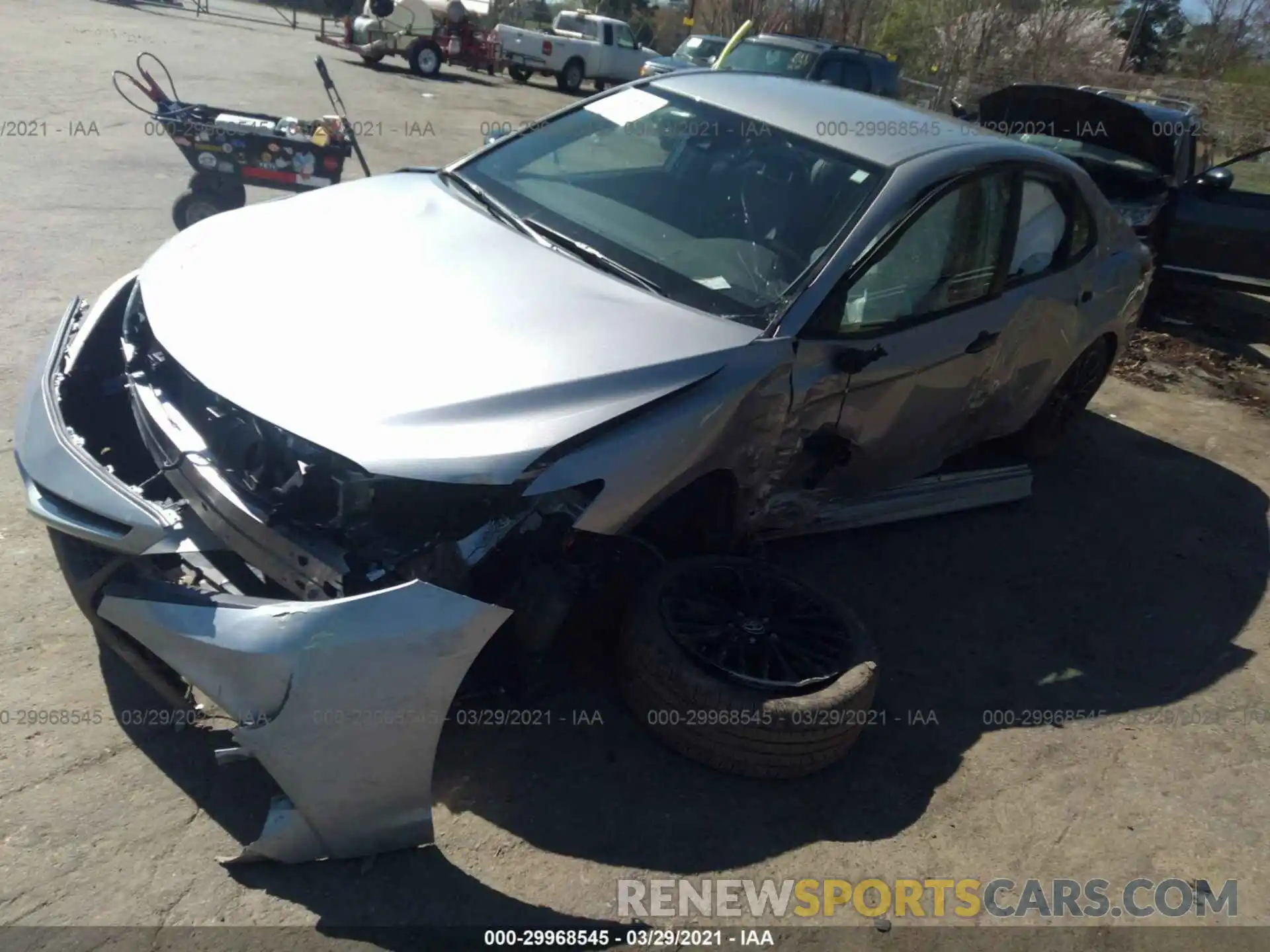 2 Photograph of a damaged car 4T1G11AK0LU397980 TOYOTA CAMRY 2020