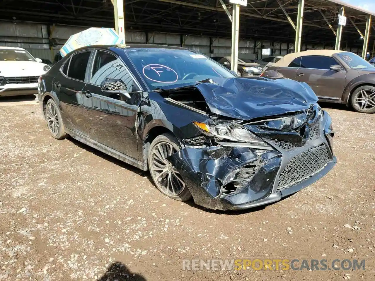 1 Photograph of a damaged car 4T1G11AK0LU400134 TOYOTA CAMRY 2020