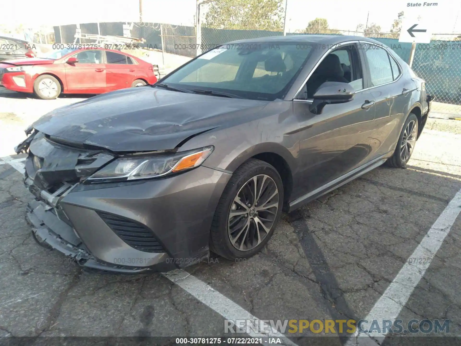 2 Photograph of a damaged car 4T1G11AK0LU502632 TOYOTA CAMRY 2020