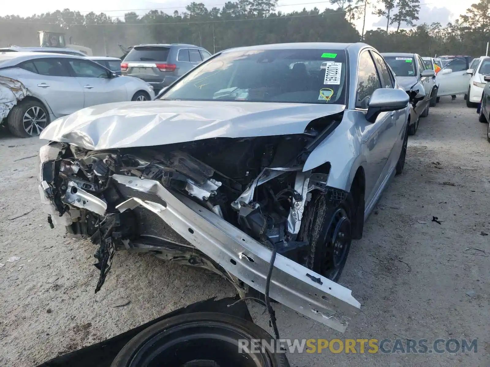 2 Photograph of a damaged car 4T1G11AK0LU506258 TOYOTA CAMRY 2020