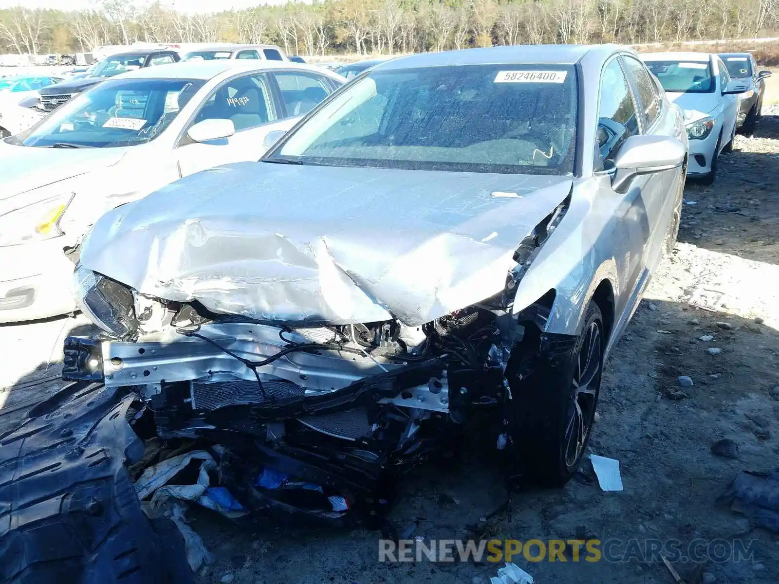 2 Photograph of a damaged car 4T1G11AK0LU507104 TOYOTA CAMRY 2020