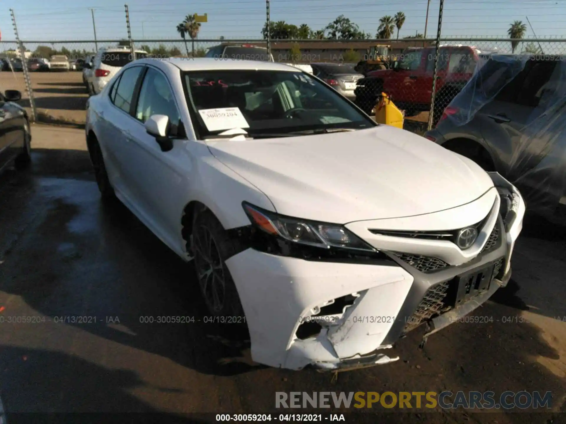 1 Photograph of a damaged car 4T1G11AK0LU507457 TOYOTA CAMRY 2020