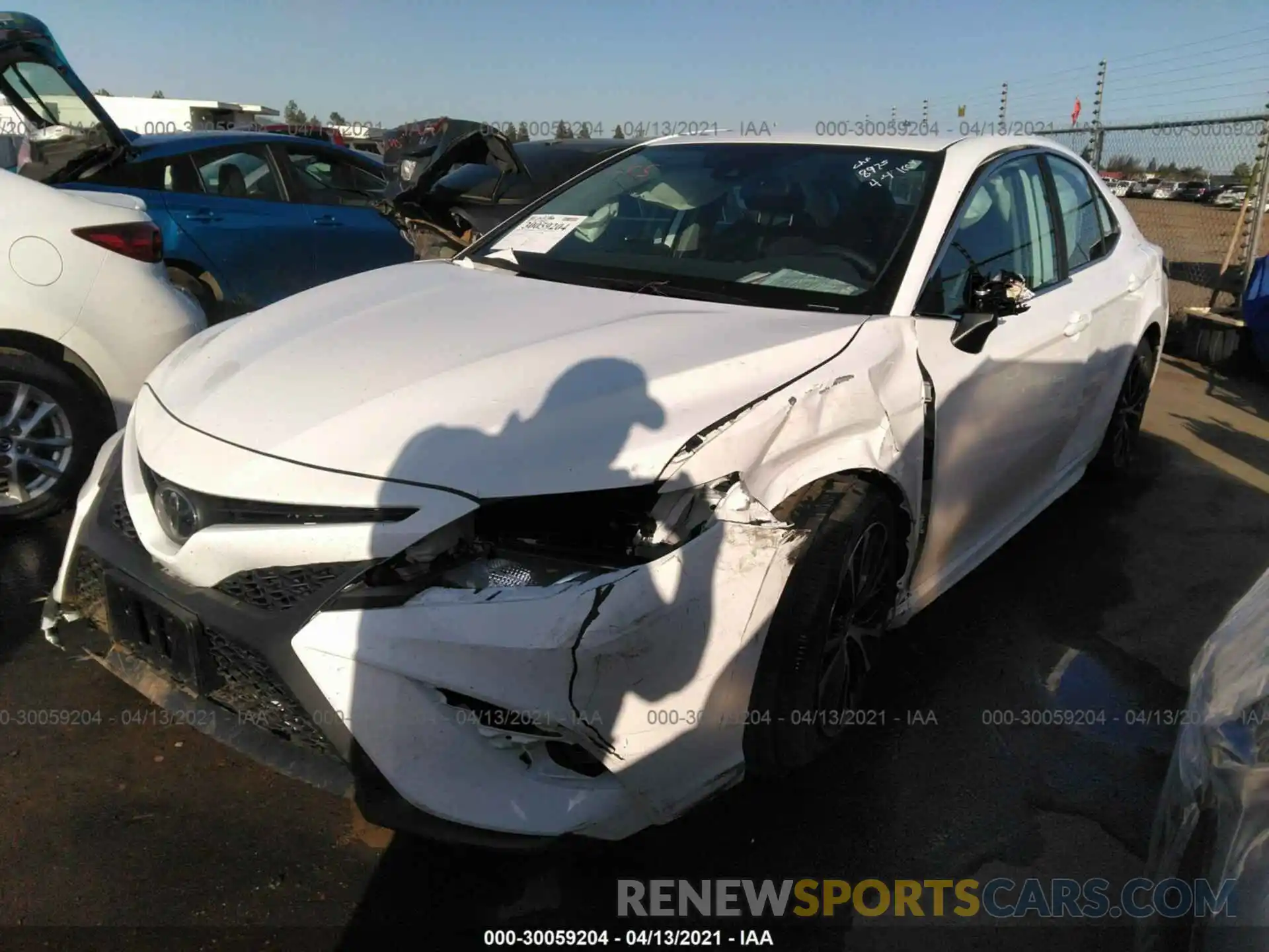 2 Photograph of a damaged car 4T1G11AK0LU507457 TOYOTA CAMRY 2020