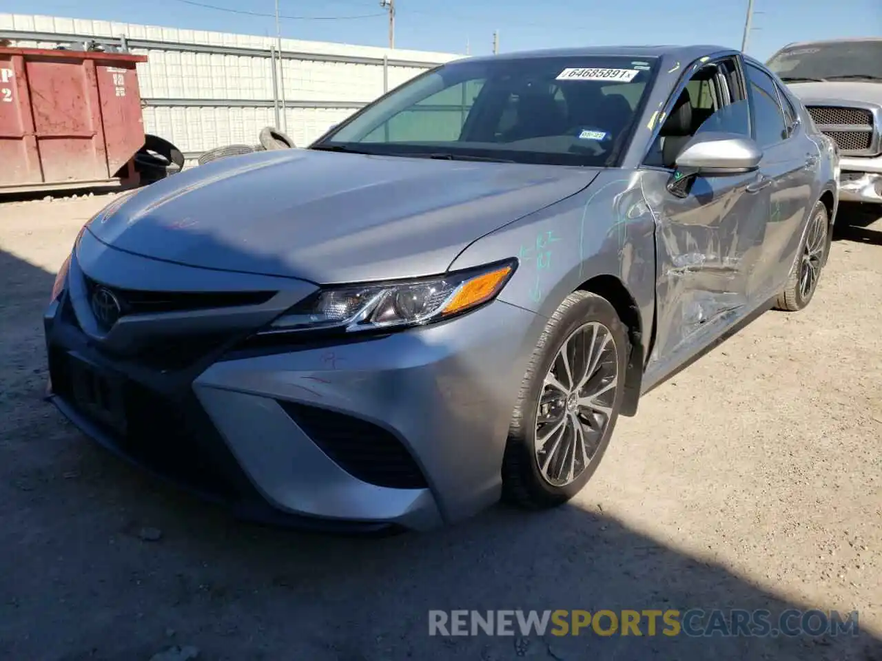 2 Photograph of a damaged car 4T1G11AK0LU867828 TOYOTA CAMRY 2020