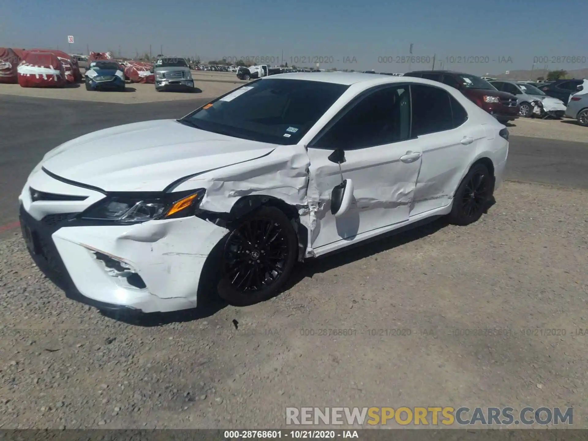 2 Photograph of a damaged car 4T1G11AK0LU871586 TOYOTA CAMRY 2020