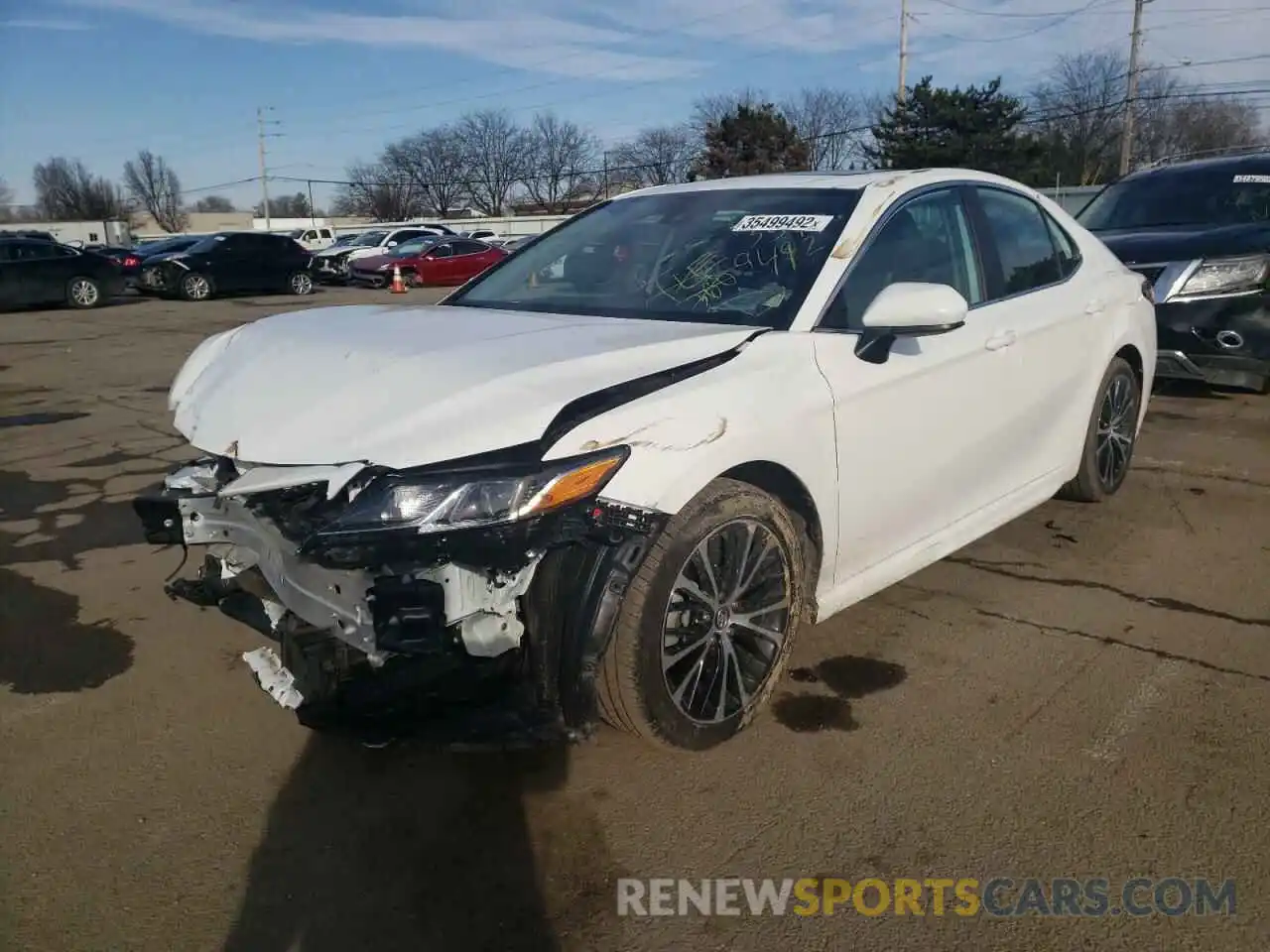 2 Photograph of a damaged car 4T1G11AK0LU887013 TOYOTA CAMRY 2020