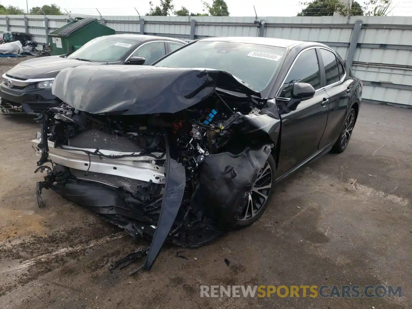 2 Photograph of a damaged car 4T1G11AK0LU890350 TOYOTA CAMRY 2020