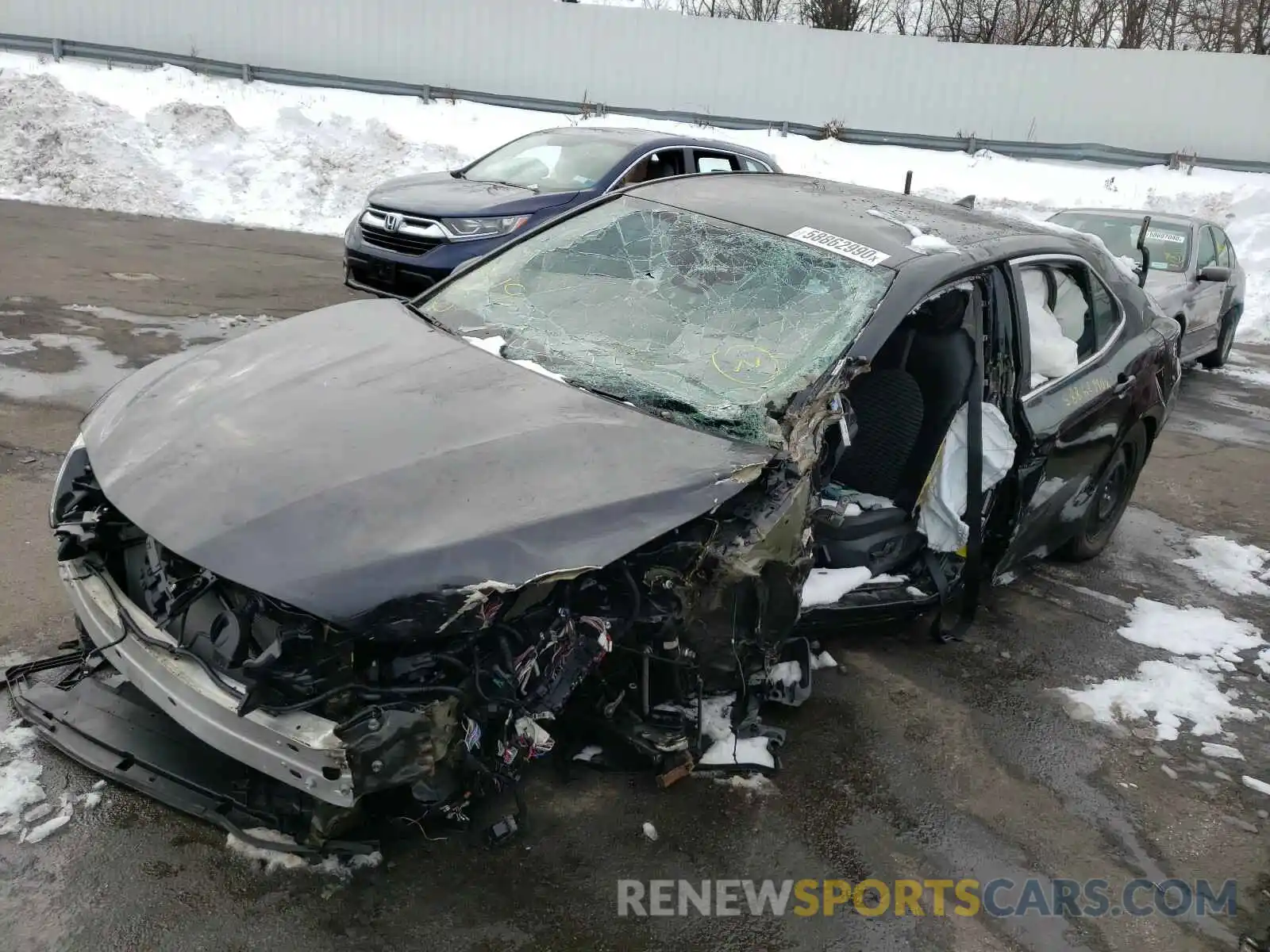 2 Photograph of a damaged car 4T1G11AK0LU915859 TOYOTA CAMRY 2020