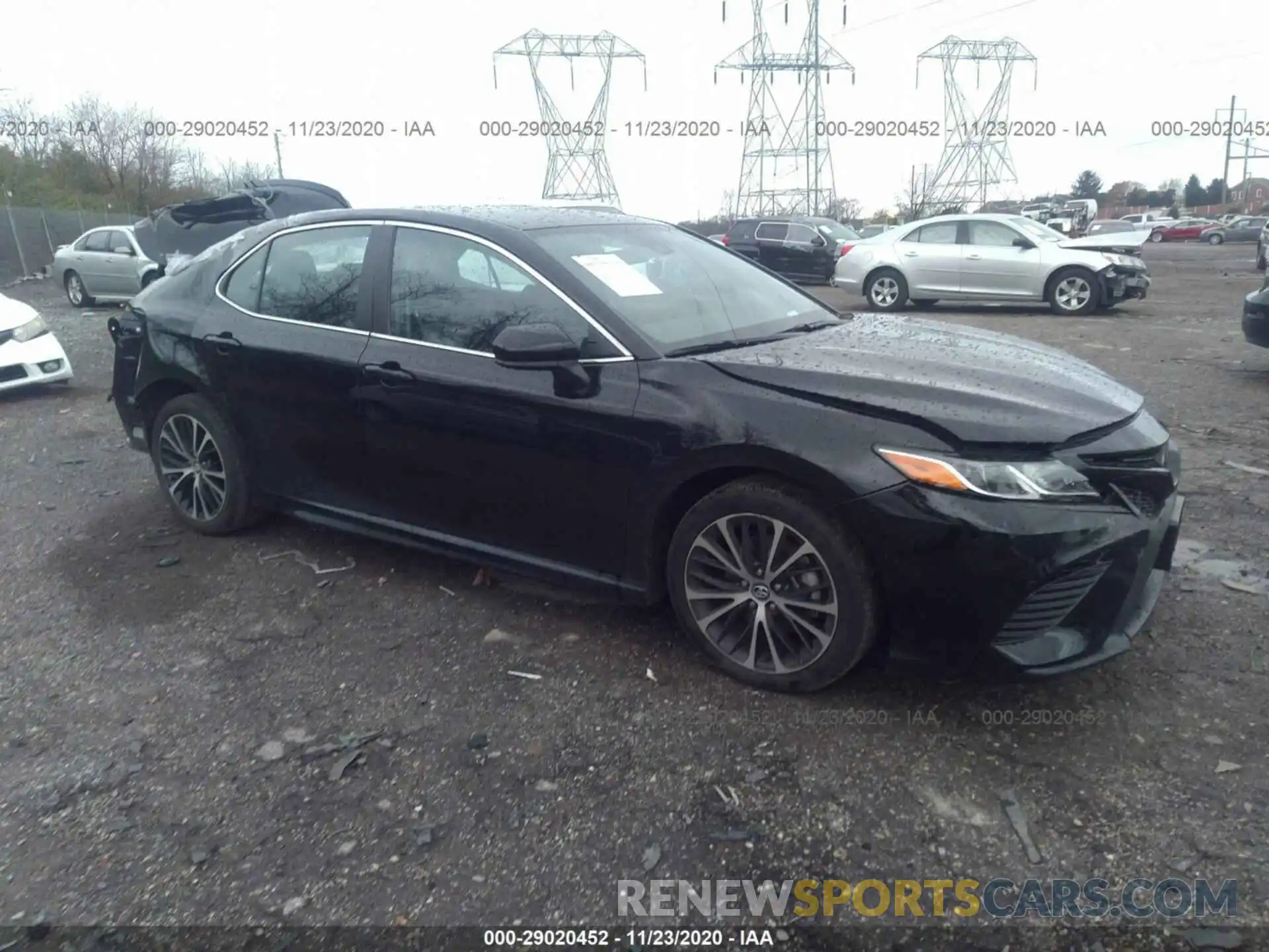 1 Photograph of a damaged car 4T1G11AK0LU920687 TOYOTA CAMRY 2020