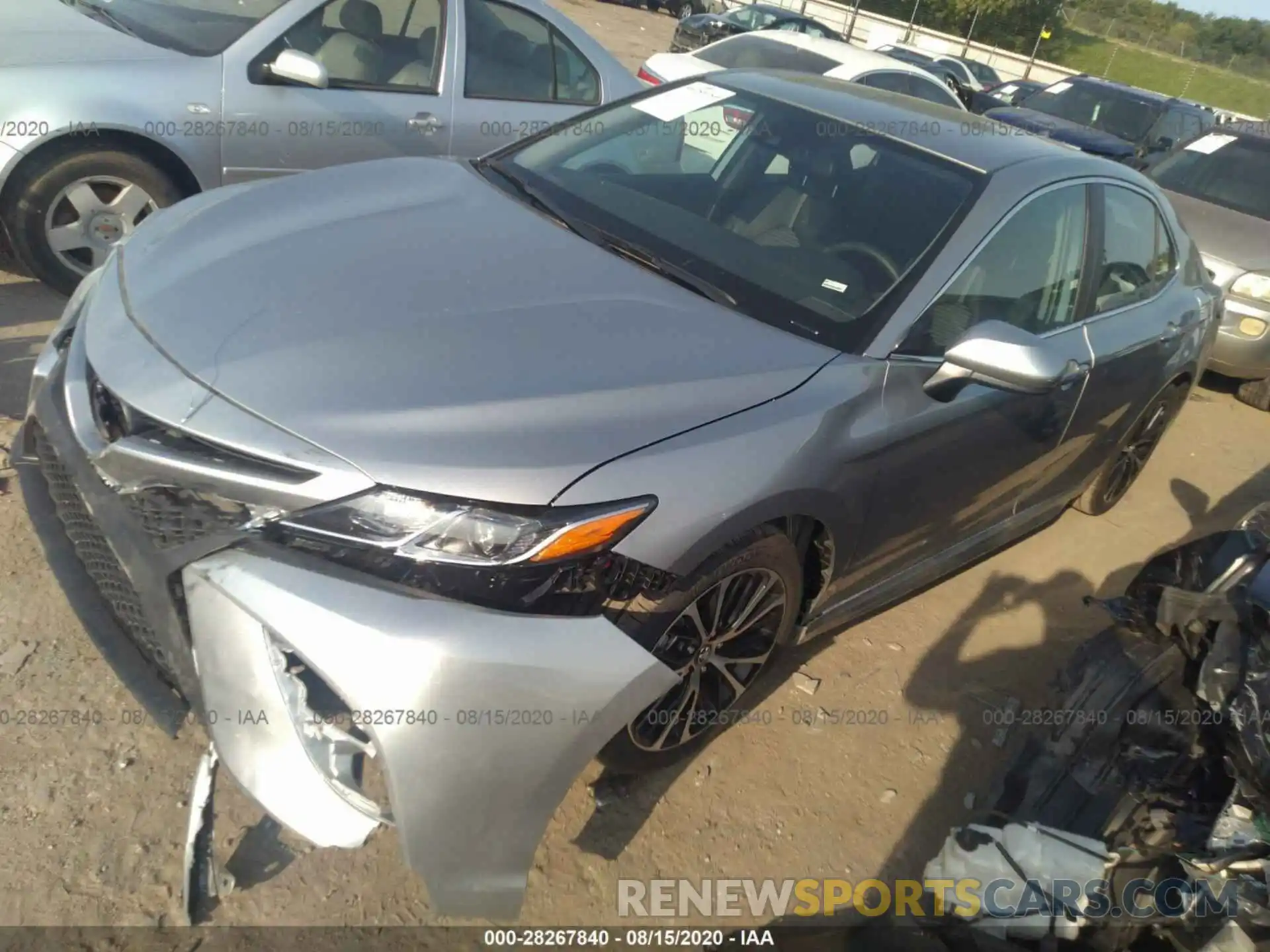 2 Photograph of a damaged car 4T1G11AK0LU944293 TOYOTA CAMRY 2020