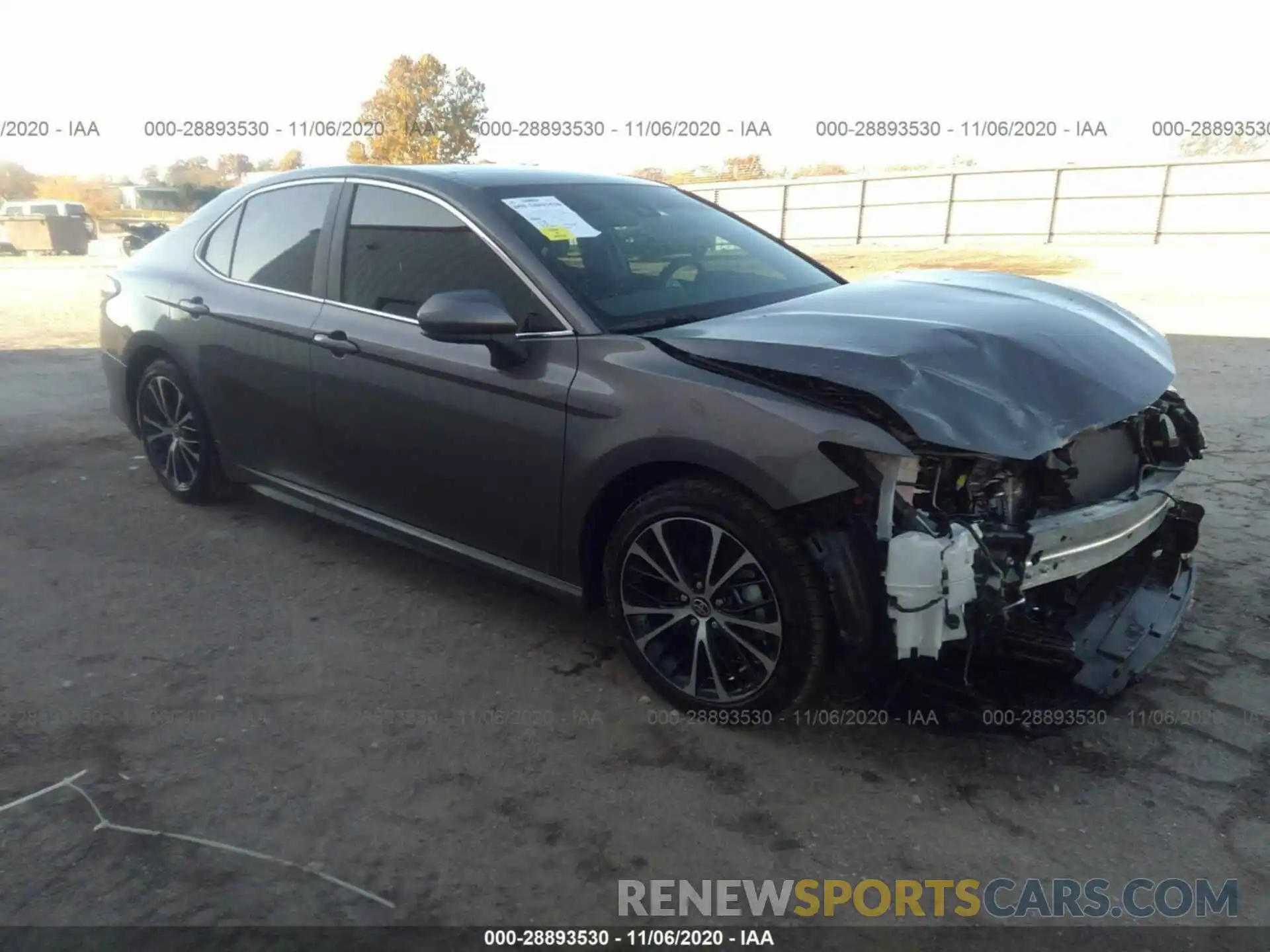 1 Photograph of a damaged car 4T1G11AK0LU963474 TOYOTA CAMRY 2020