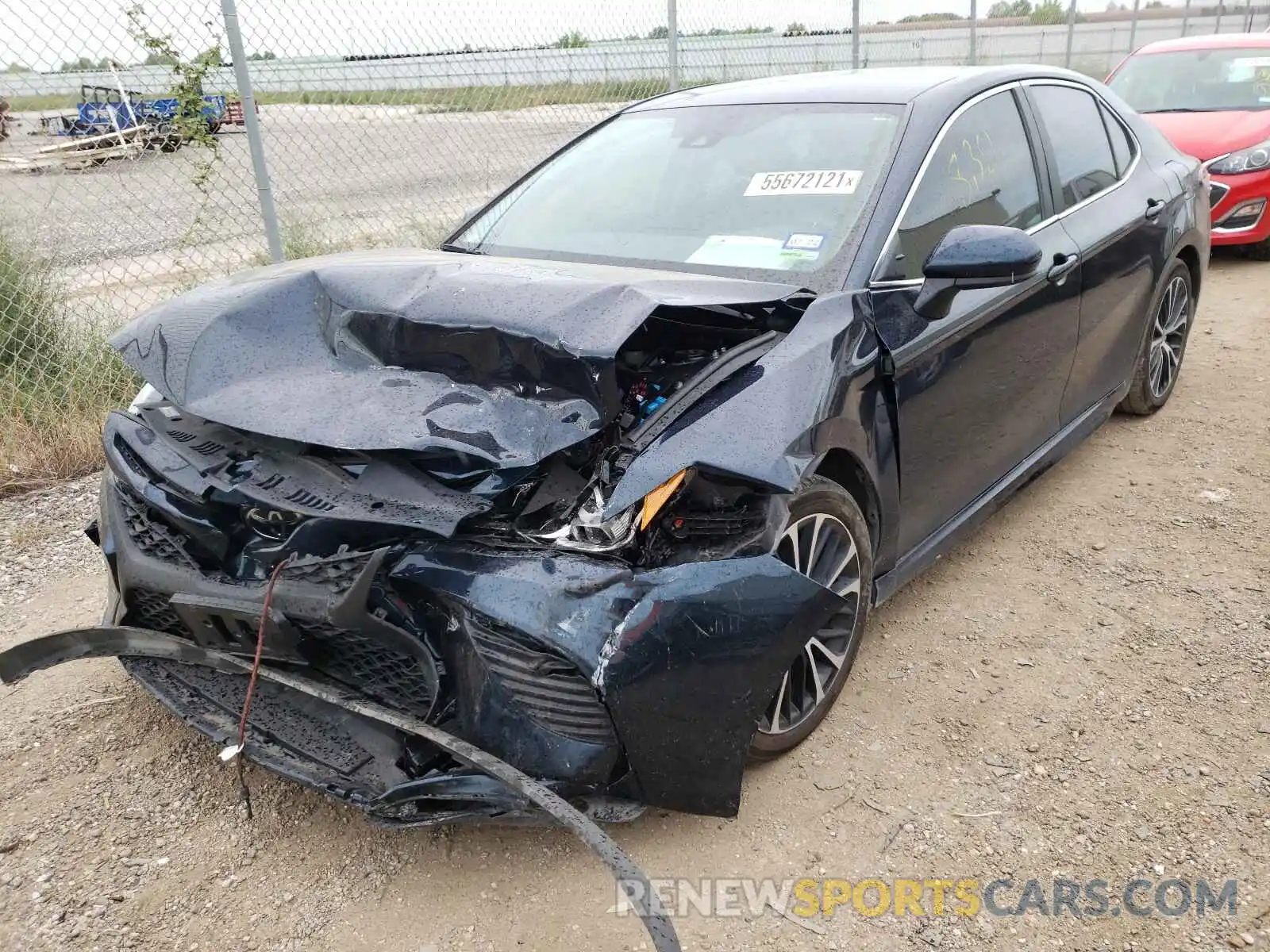 2 Photograph of a damaged car 4T1G11AK0LU966505 TOYOTA CAMRY 2020