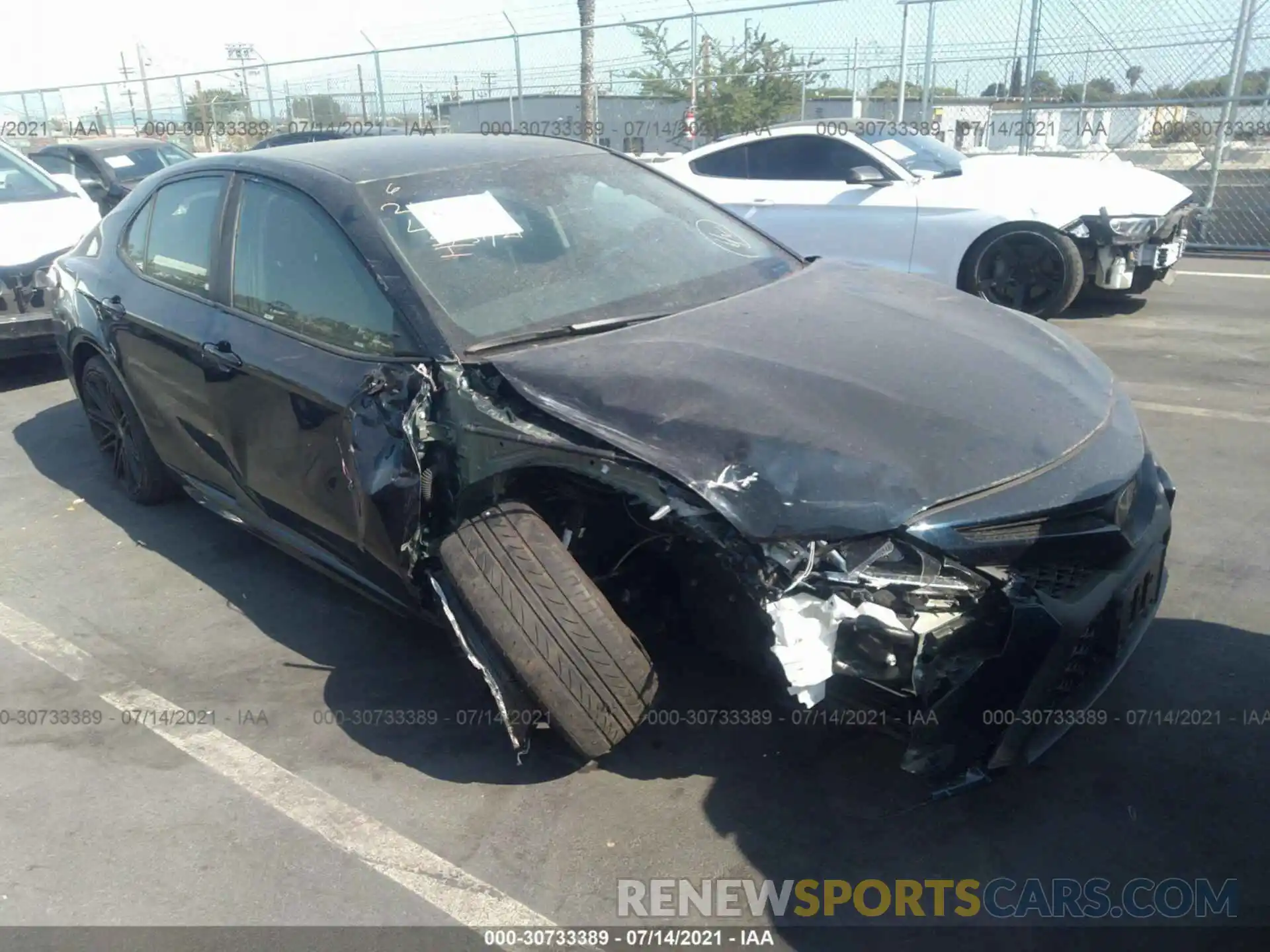 1 Photograph of a damaged car 4T1G11AK0LU968545 TOYOTA CAMRY 2020