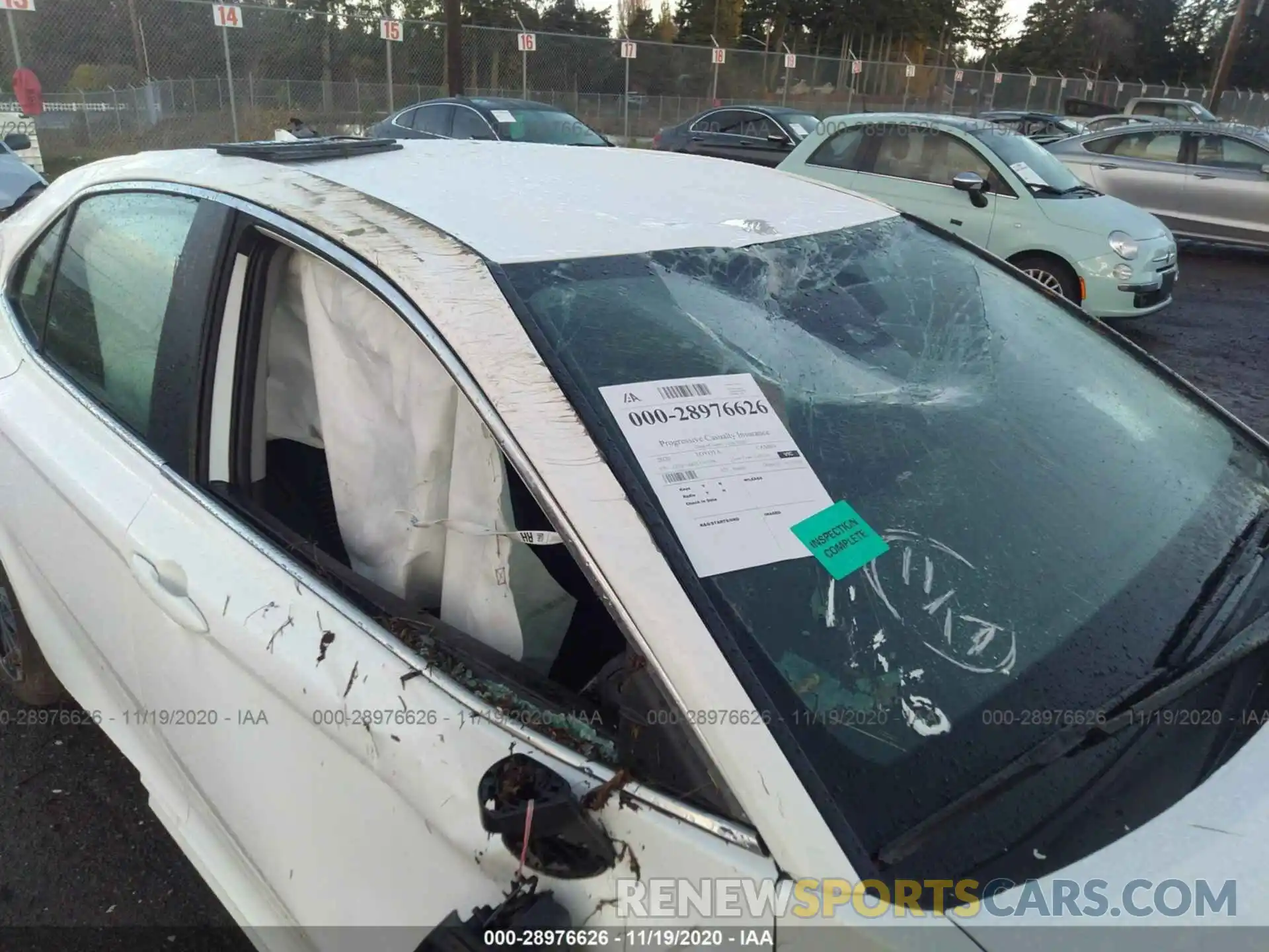 6 Photograph of a damaged car 4T1G11AK0LU973096 TOYOTA CAMRY 2020