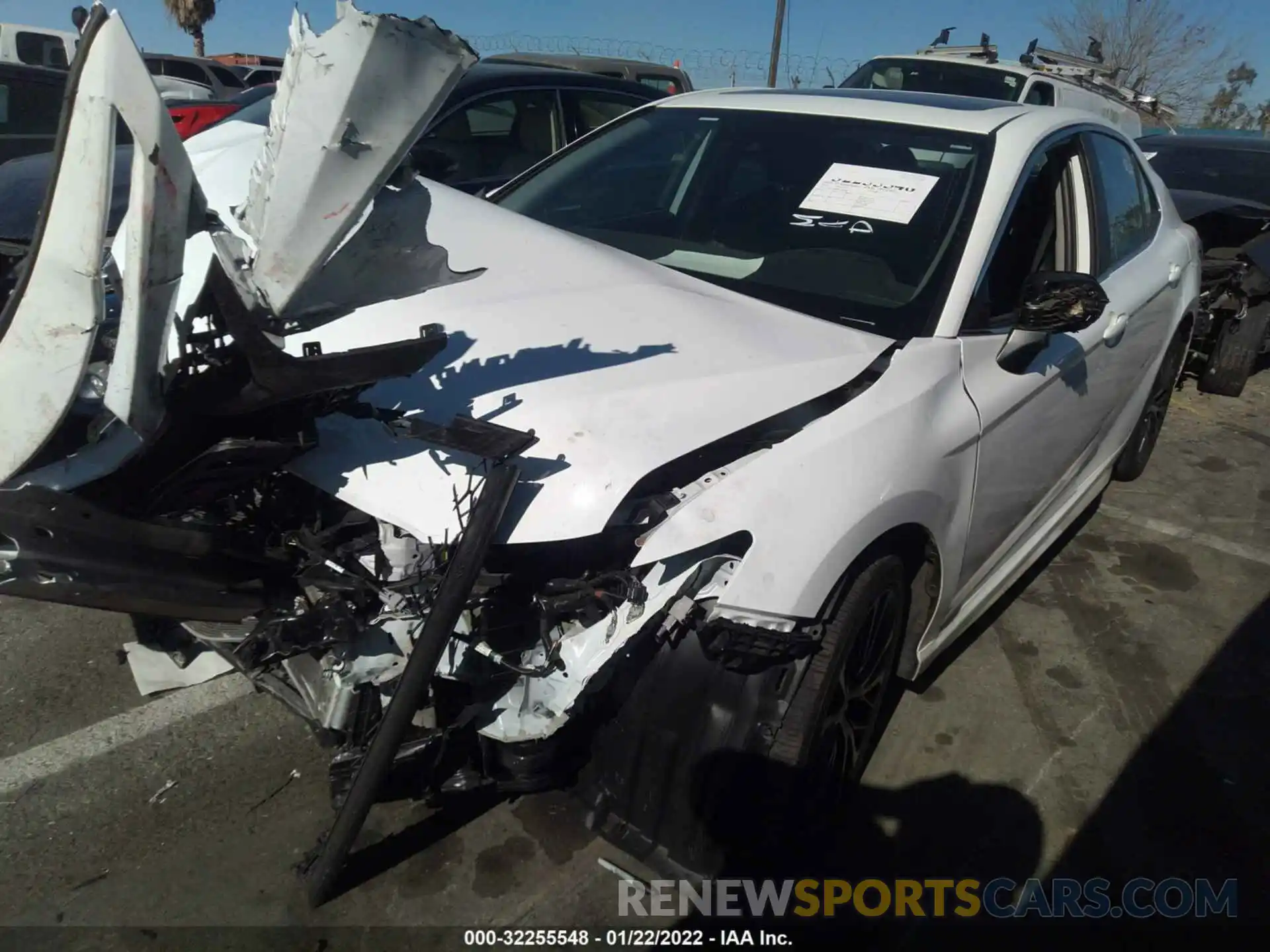 2 Photograph of a damaged car 4T1G11AK0LU988990 TOYOTA CAMRY 2020