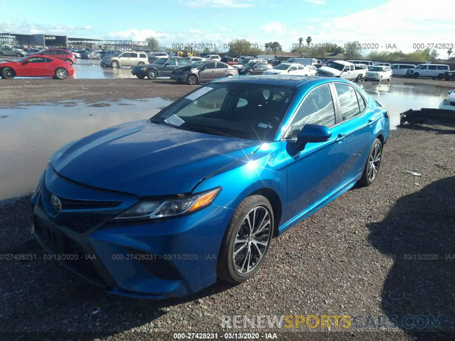 2 Photograph of a damaged car 4T1G11AK1LU302195 TOYOTA CAMRY 2020