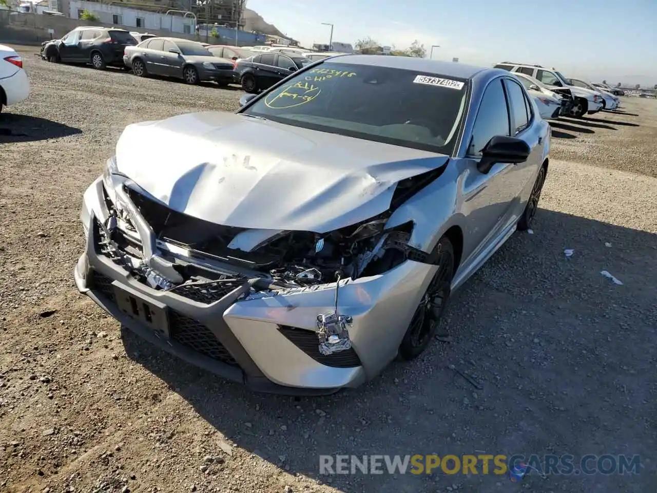 2 Photograph of a damaged car 4T1G11AK1LU304562 TOYOTA CAMRY 2020