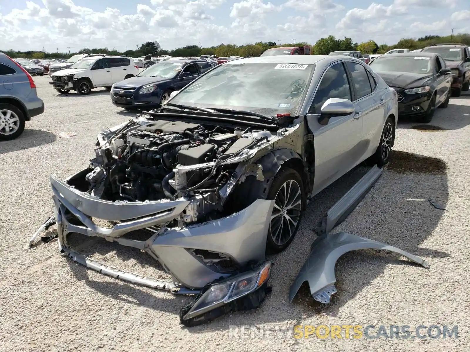 2 Photograph of a damaged car 4T1G11AK1LU304982 TOYOTA CAMRY 2020