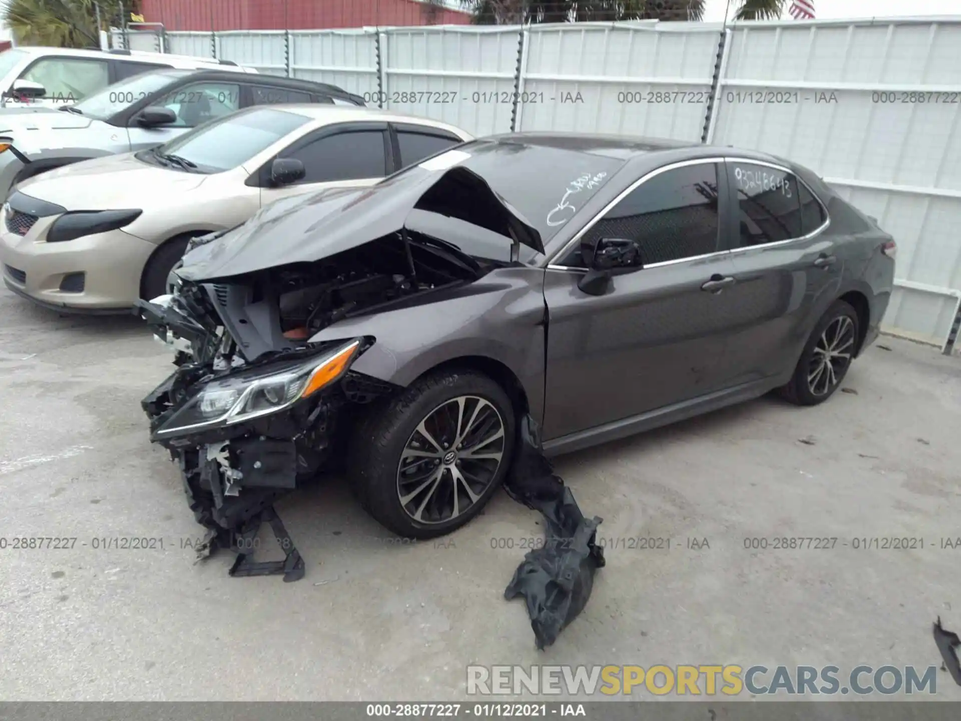 2 Photograph of a damaged car 4T1G11AK1LU306179 TOYOTA CAMRY 2020