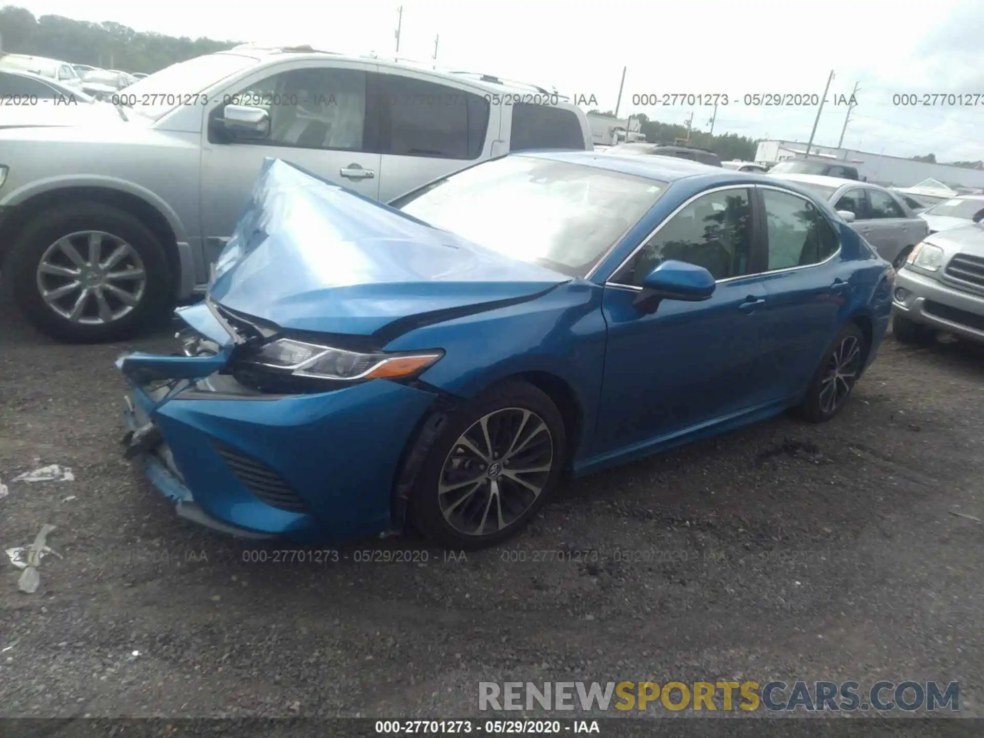 2 Photograph of a damaged car 4T1G11AK1LU306621 TOYOTA CAMRY 2020