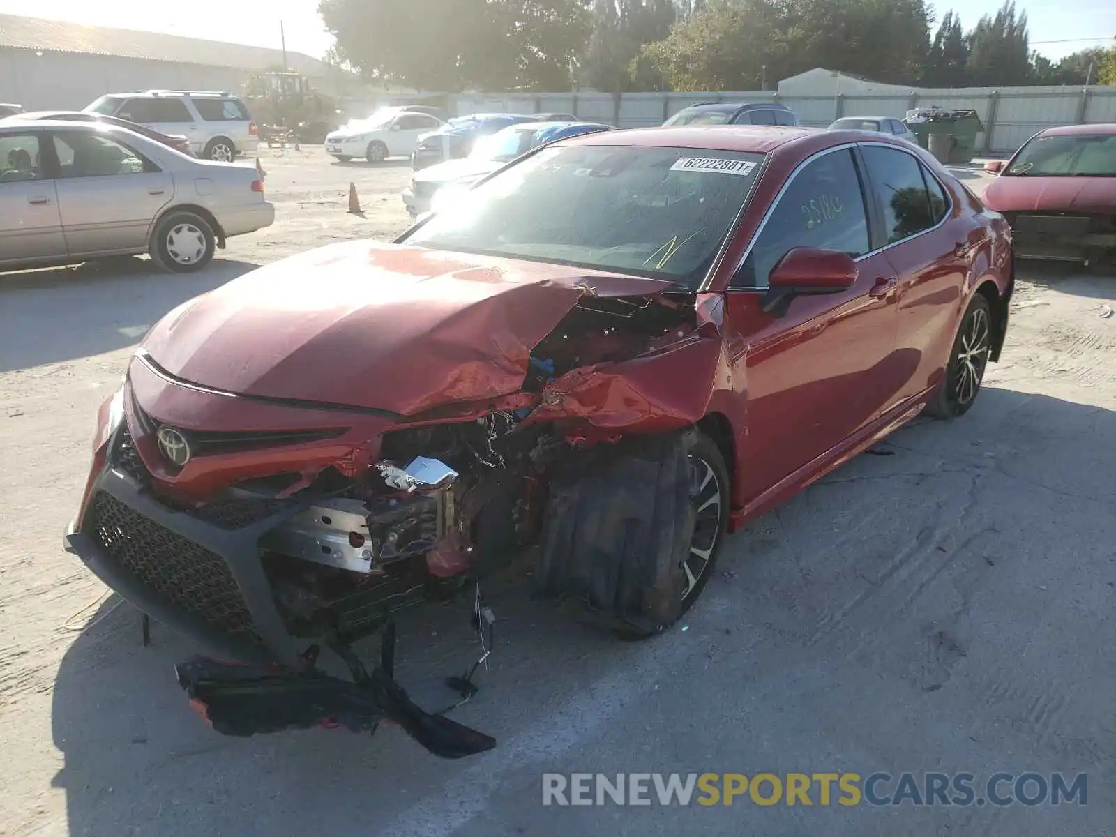 2 Photograph of a damaged car 4T1G11AK1LU307672 TOYOTA CAMRY 2020