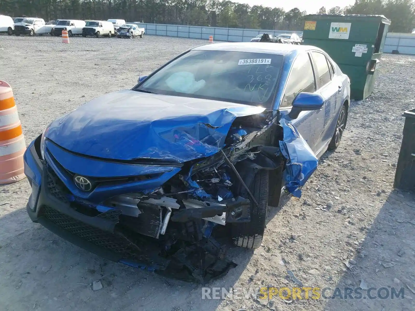 2 Photograph of a damaged car 4T1G11AK1LU308451 TOYOTA CAMRY 2020