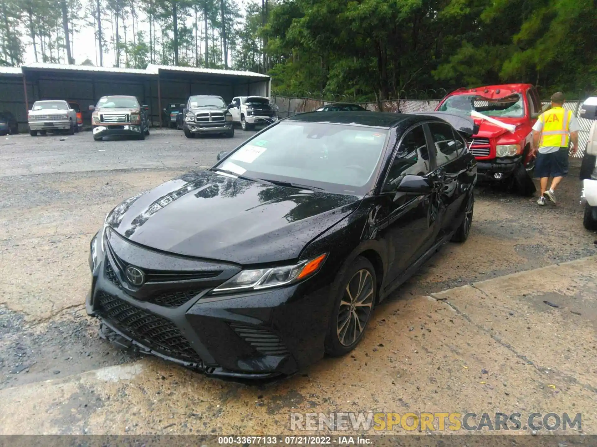 2 Photograph of a damaged car 4T1G11AK1LU313021 TOYOTA CAMRY 2020