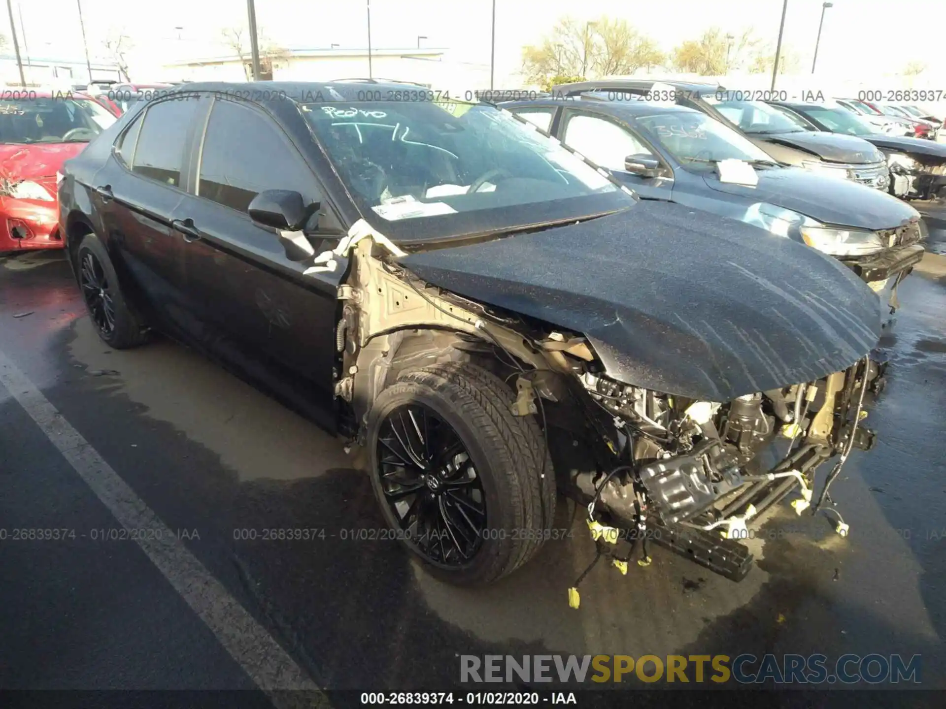 1 Photograph of a damaged car 4T1G11AK1LU315867 TOYOTA CAMRY 2020