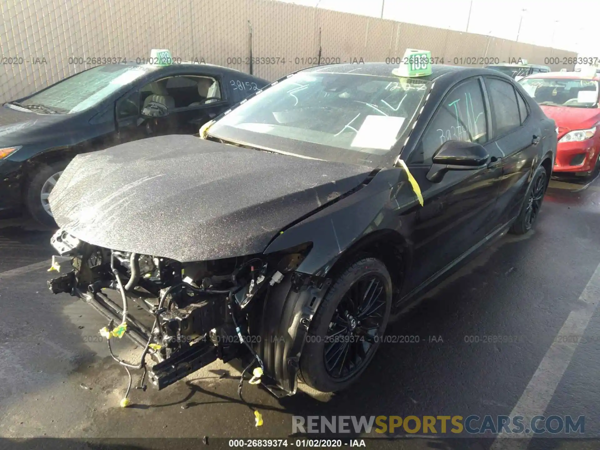 2 Photograph of a damaged car 4T1G11AK1LU315867 TOYOTA CAMRY 2020