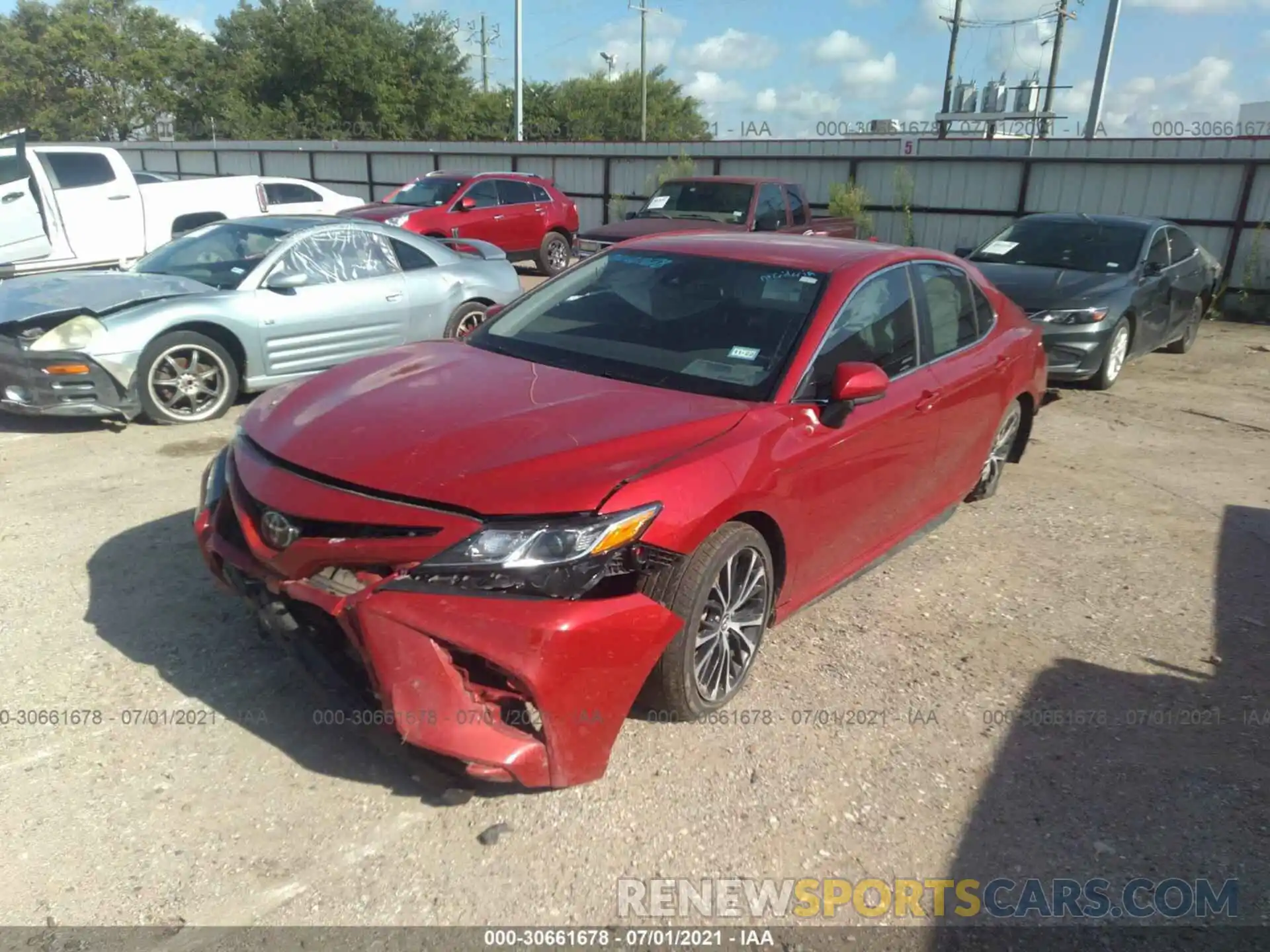 2 Photograph of a damaged car 4T1G11AK1LU319773 TOYOTA CAMRY 2020