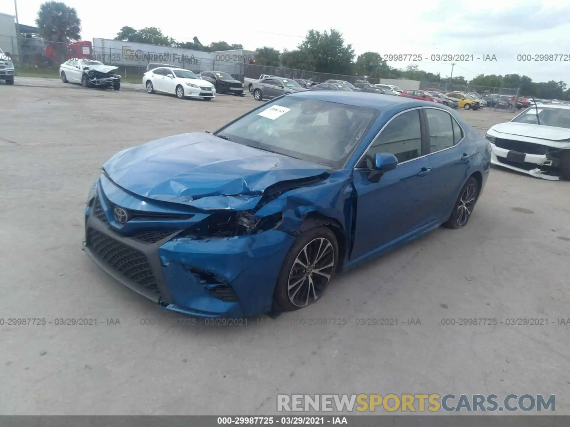 2 Photograph of a damaged car 4T1G11AK1LU319899 TOYOTA CAMRY 2020