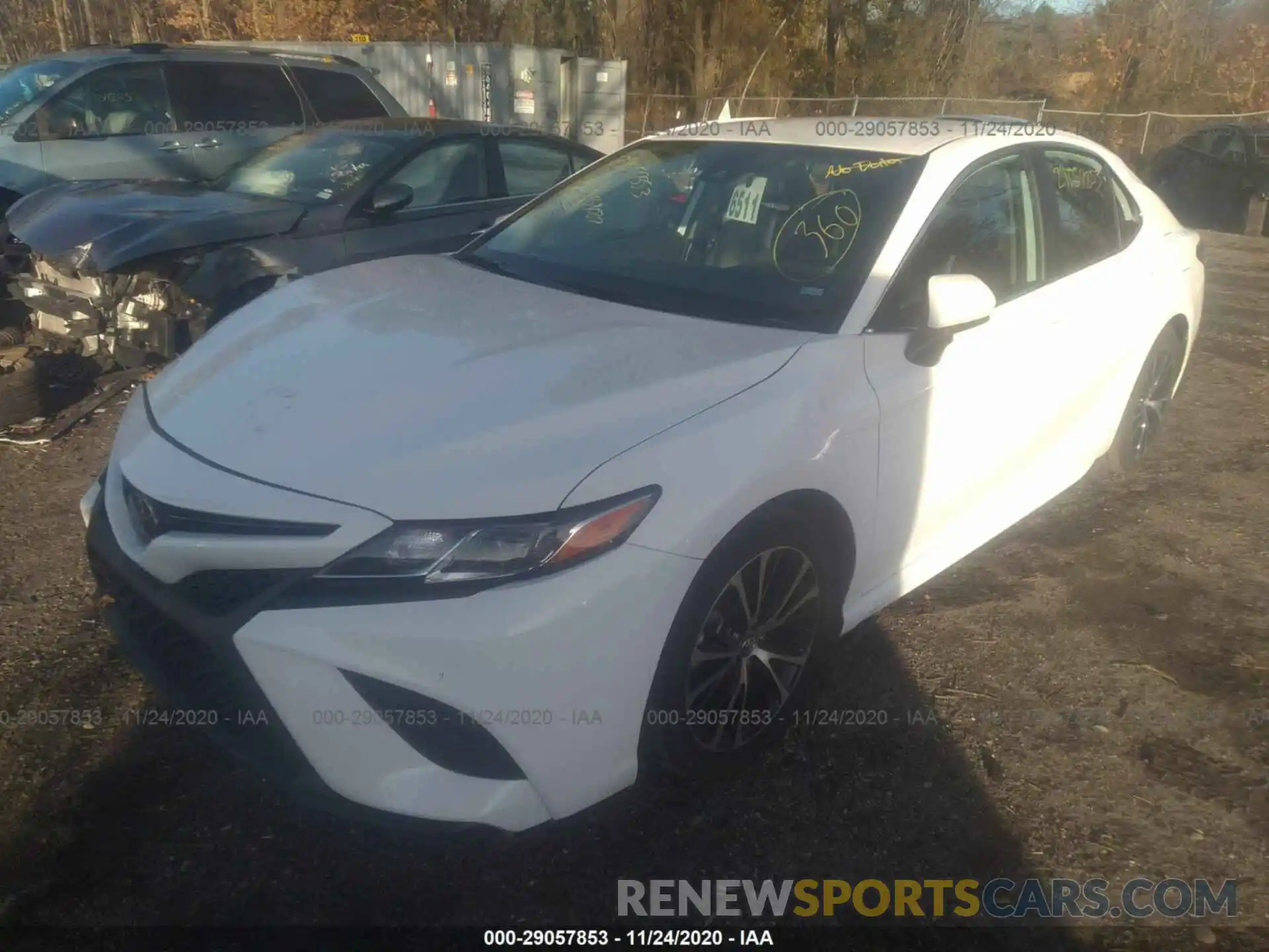 2 Photograph of a damaged car 4T1G11AK1LU325136 TOYOTA CAMRY 2020