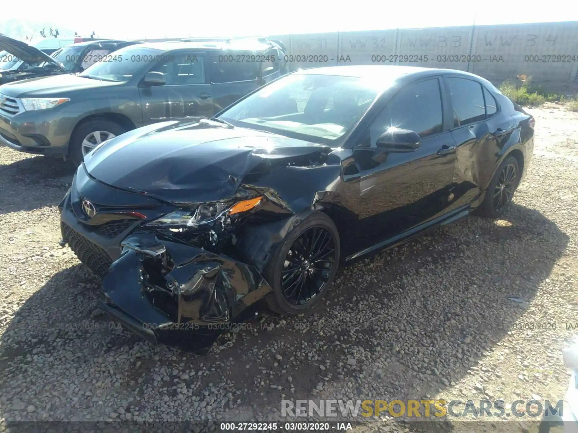 2 Photograph of a damaged car 4T1G11AK1LU325587 TOYOTA CAMRY 2020