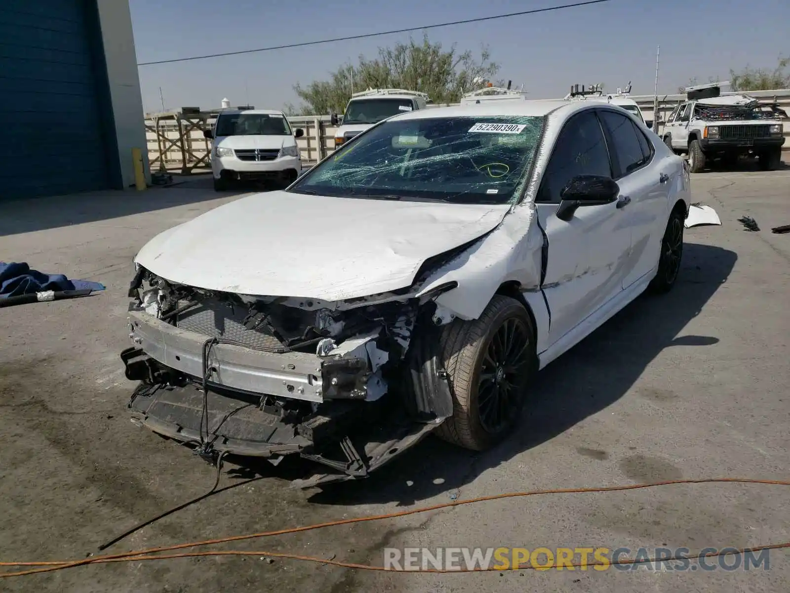 2 Photograph of a damaged car 4T1G11AK1LU327047 TOYOTA CAMRY 2020