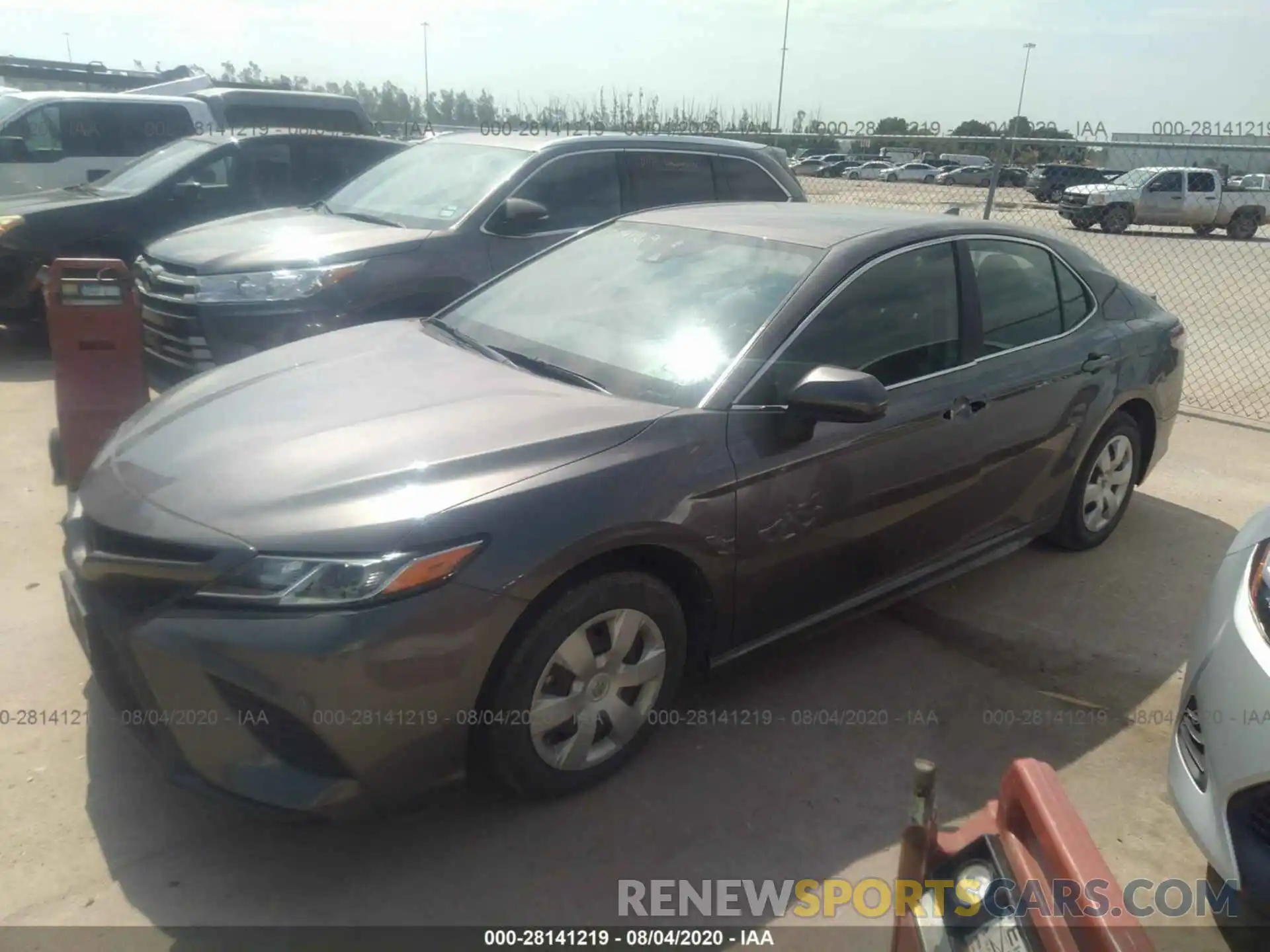 2 Photograph of a damaged car 4T1G11AK1LU327985 TOYOTA CAMRY 2020