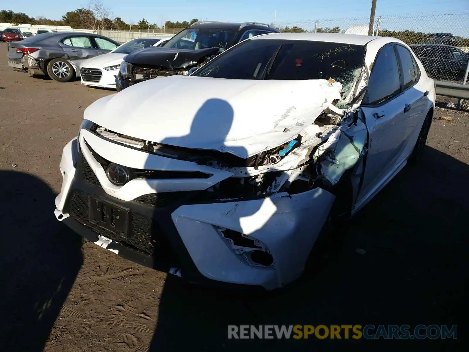 2 Photograph of a damaged car 4T1G11AK1LU329154 TOYOTA CAMRY 2020