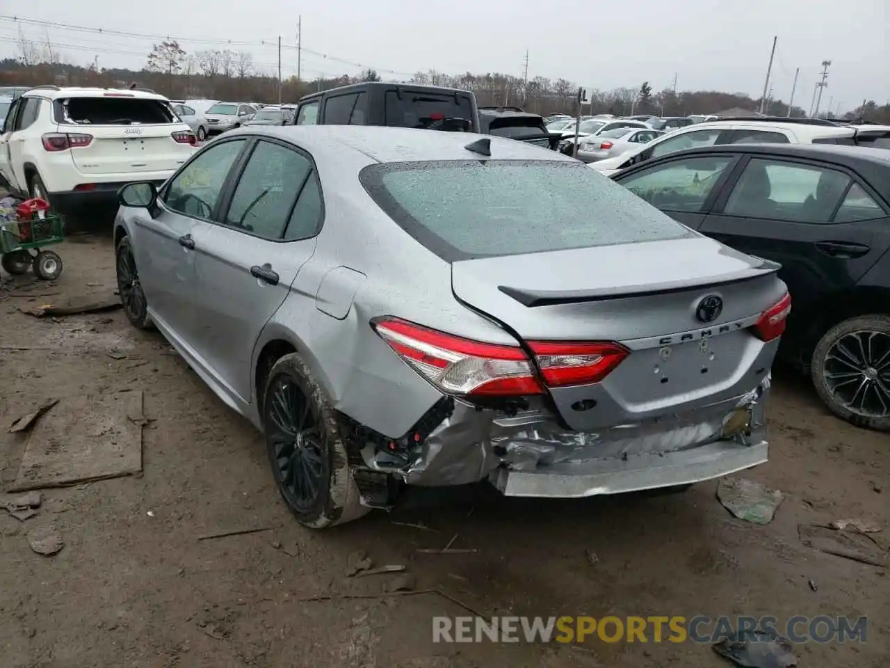 3 Photograph of a damaged car 4T1G11AK1LU332958 TOYOTA CAMRY 2020